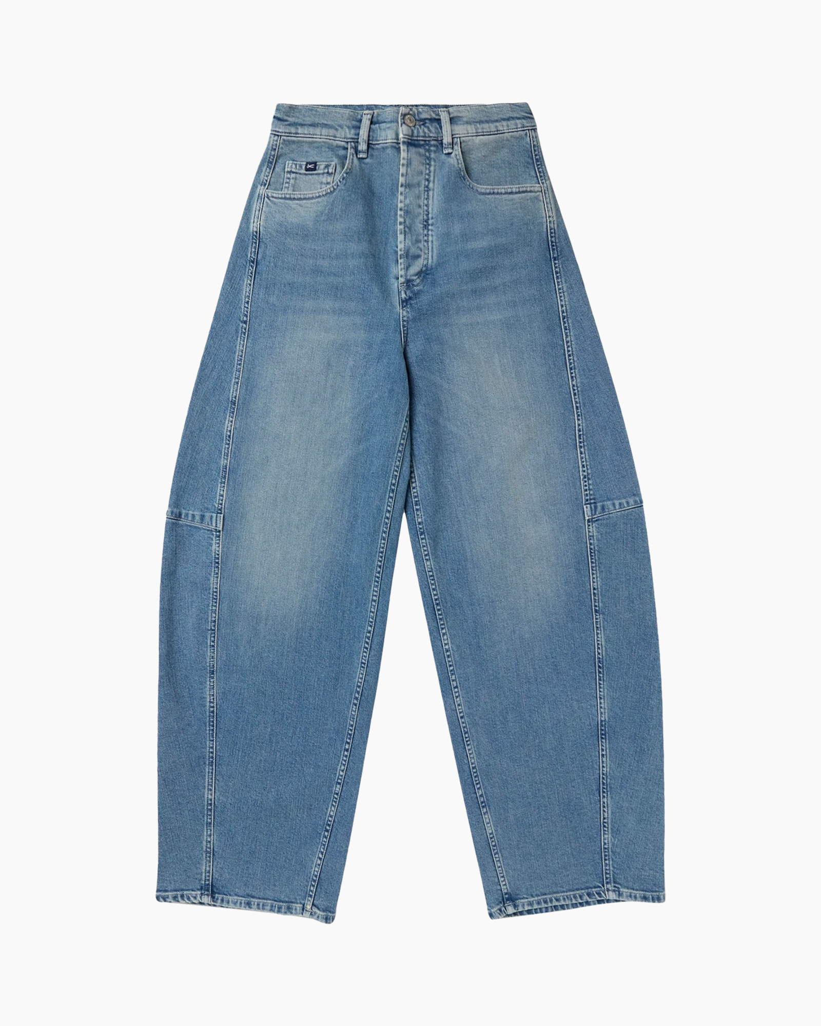 jeans, denim, wide-leg, distressed, pocket, denim, jeans, wide-leg, light wash, pocket detail