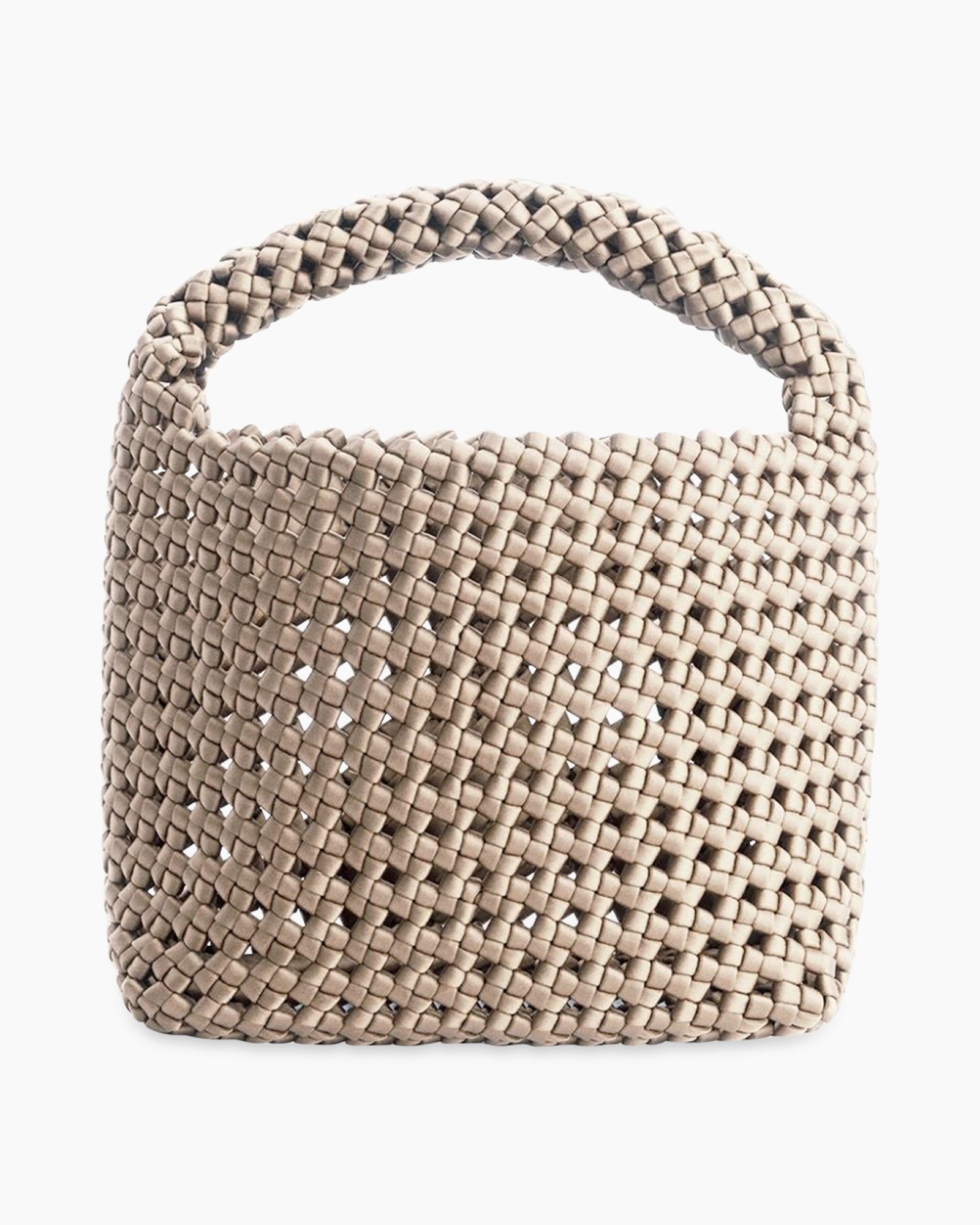 woven, bag, handbag, beige, purse