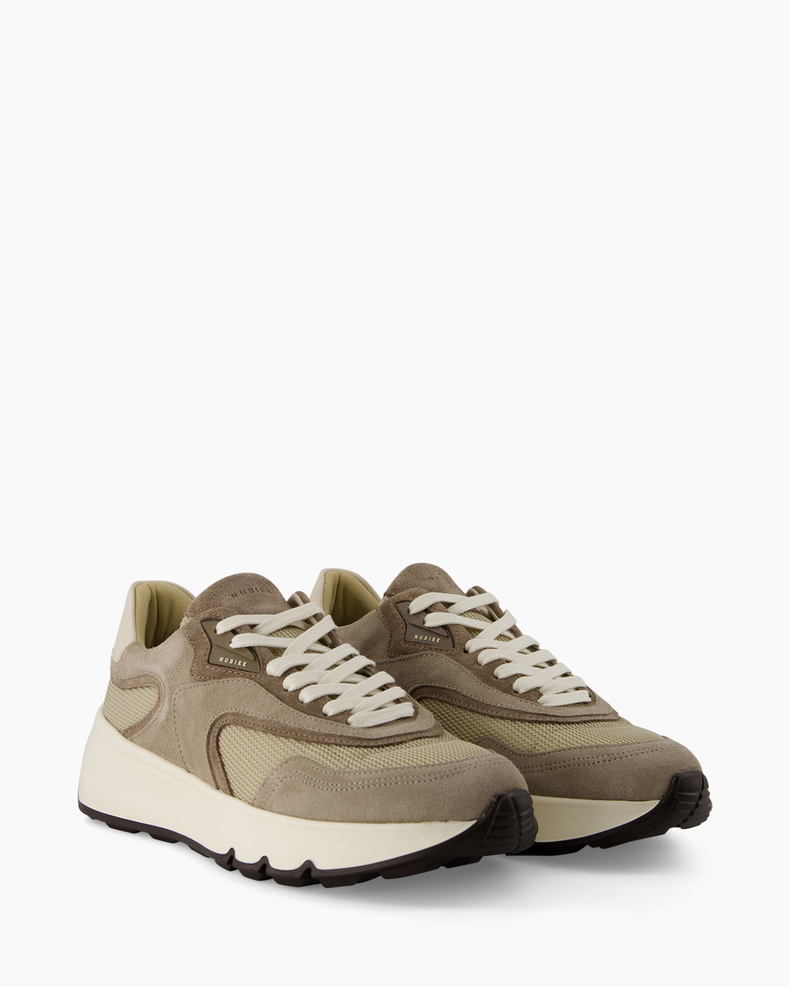 sneakers, running shoes, mesh, lace-up, tan