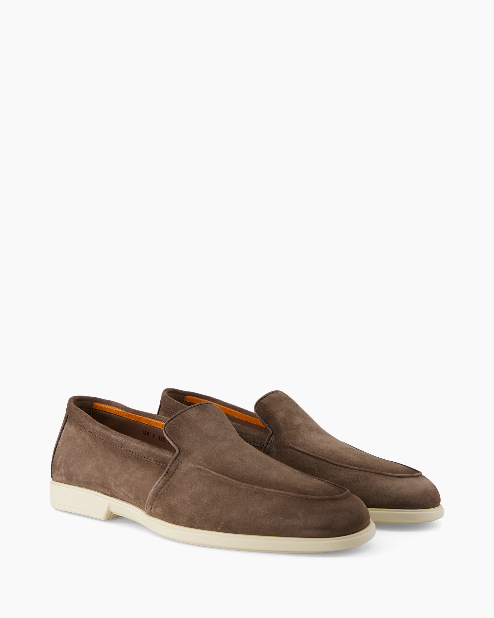 brown, slip-on, loafers, suede, men's shoes