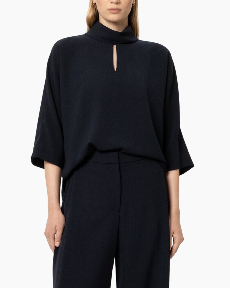 Blouse 248744/3417-0 Donker Blauw