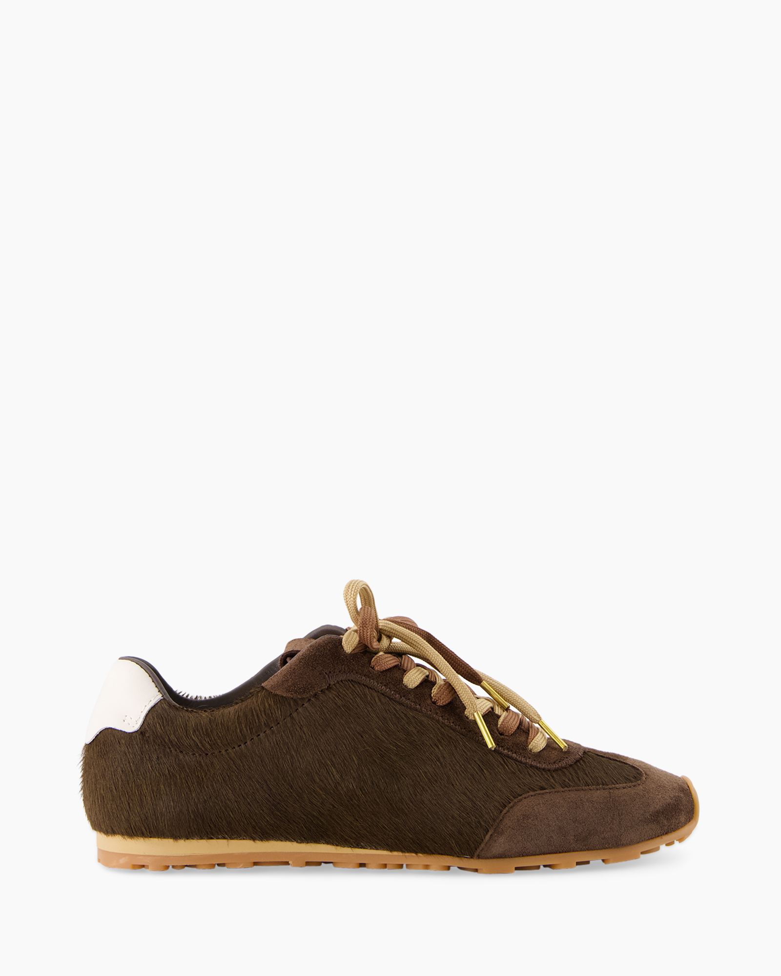 shoe, sneaker, brown, cowhide, lace-up