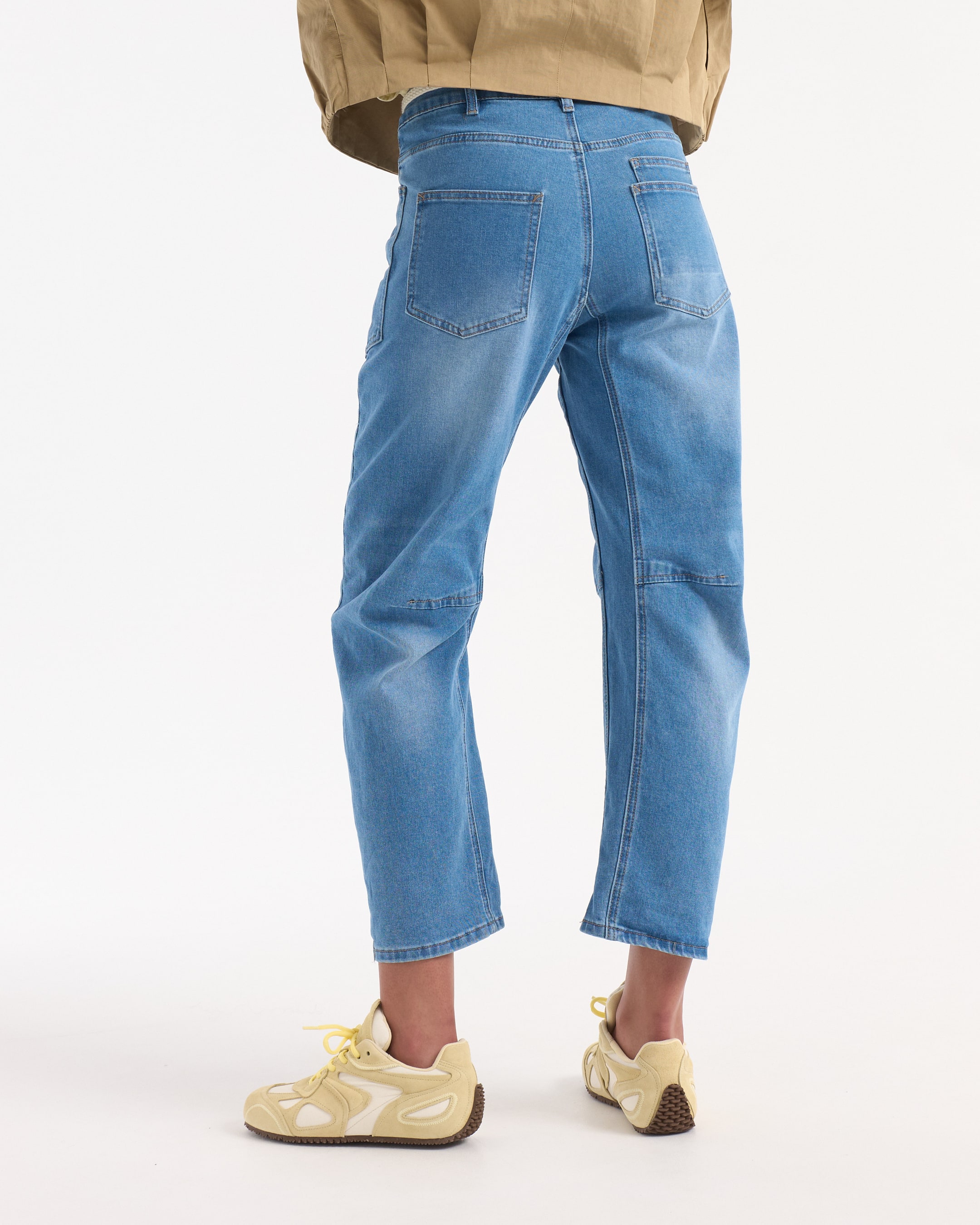 jeans, denim, back view, pocket, mid-rise