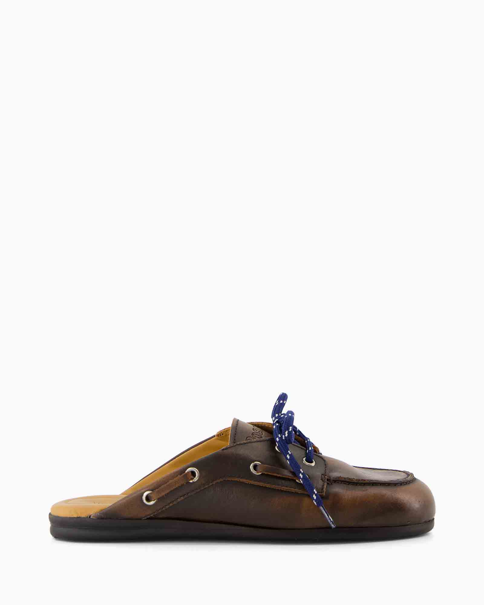 shoe, slipper, moccasin, brown, lace-up
