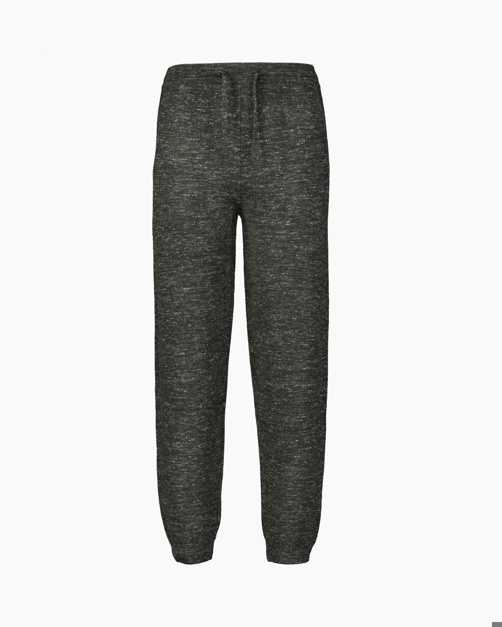 sweatpants, drawstring, slim, dark gray, knit fabric