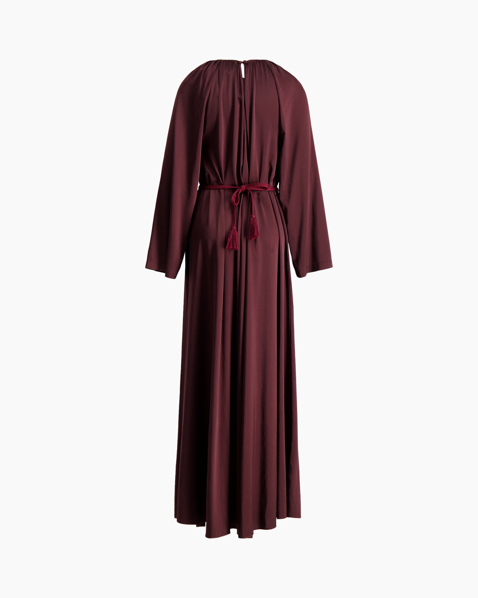 Long Sleeve, Fashion, Maroon, Dress, Person