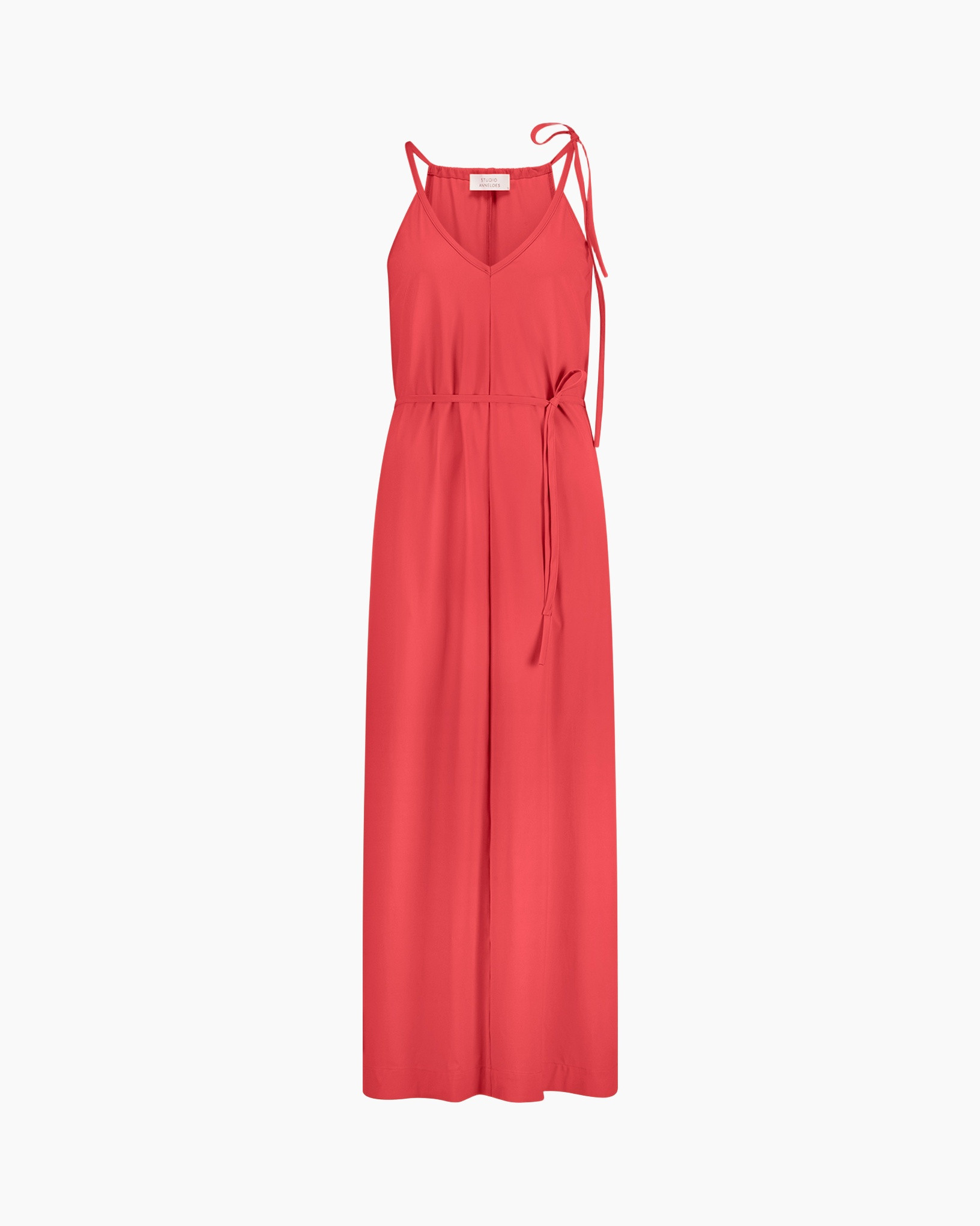 jumpsuit, romper?, dress, wrap, strappy, maxi?, red