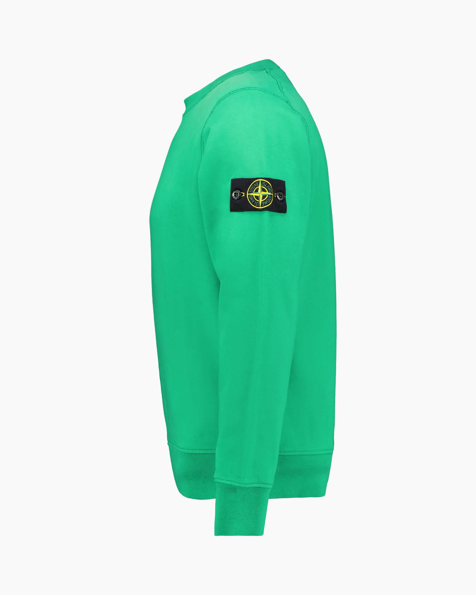 sweatshirt, green, long-sleeve, patch, logo absent
