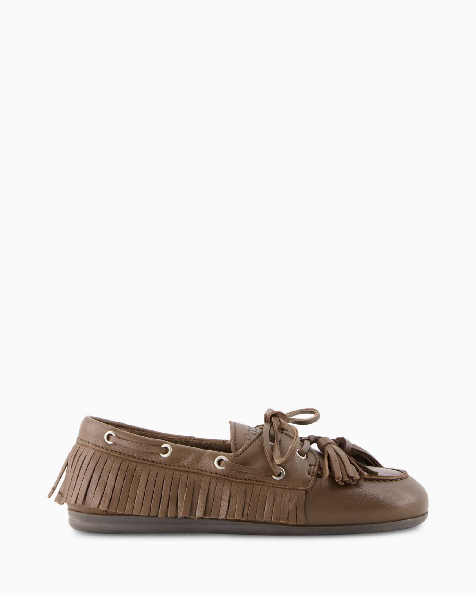 moccasin, loafers, fringe, brown, leather