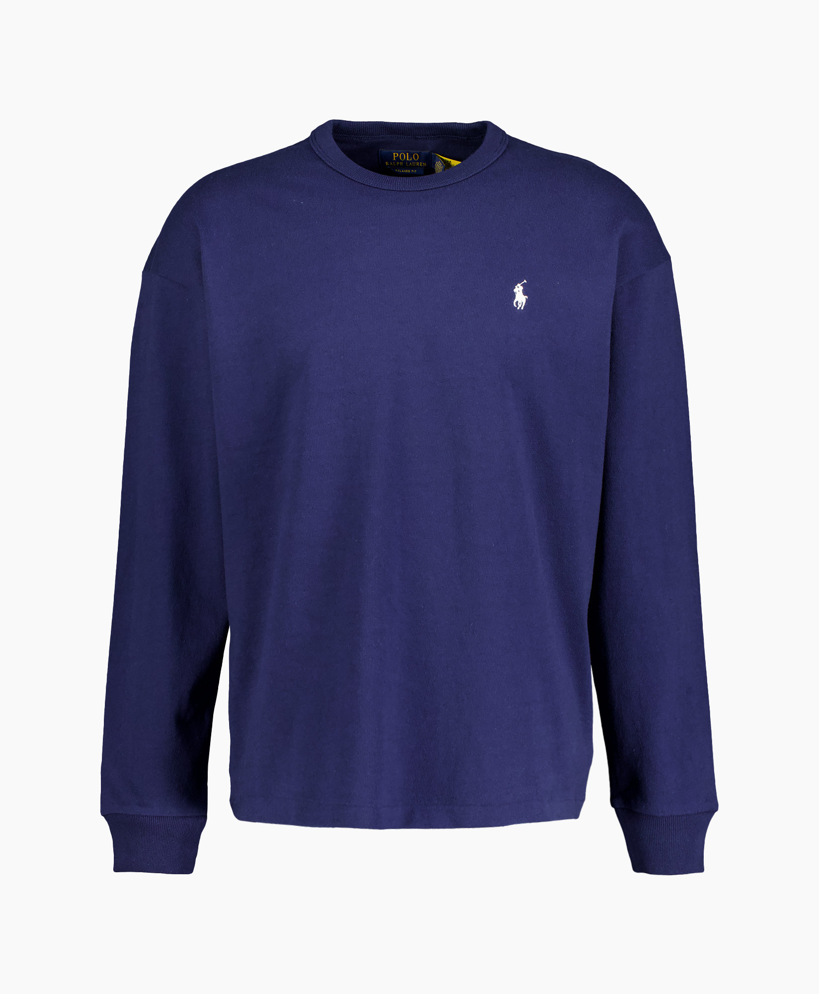 sweatshirt, long-sleeve, crewneck, navy, logo