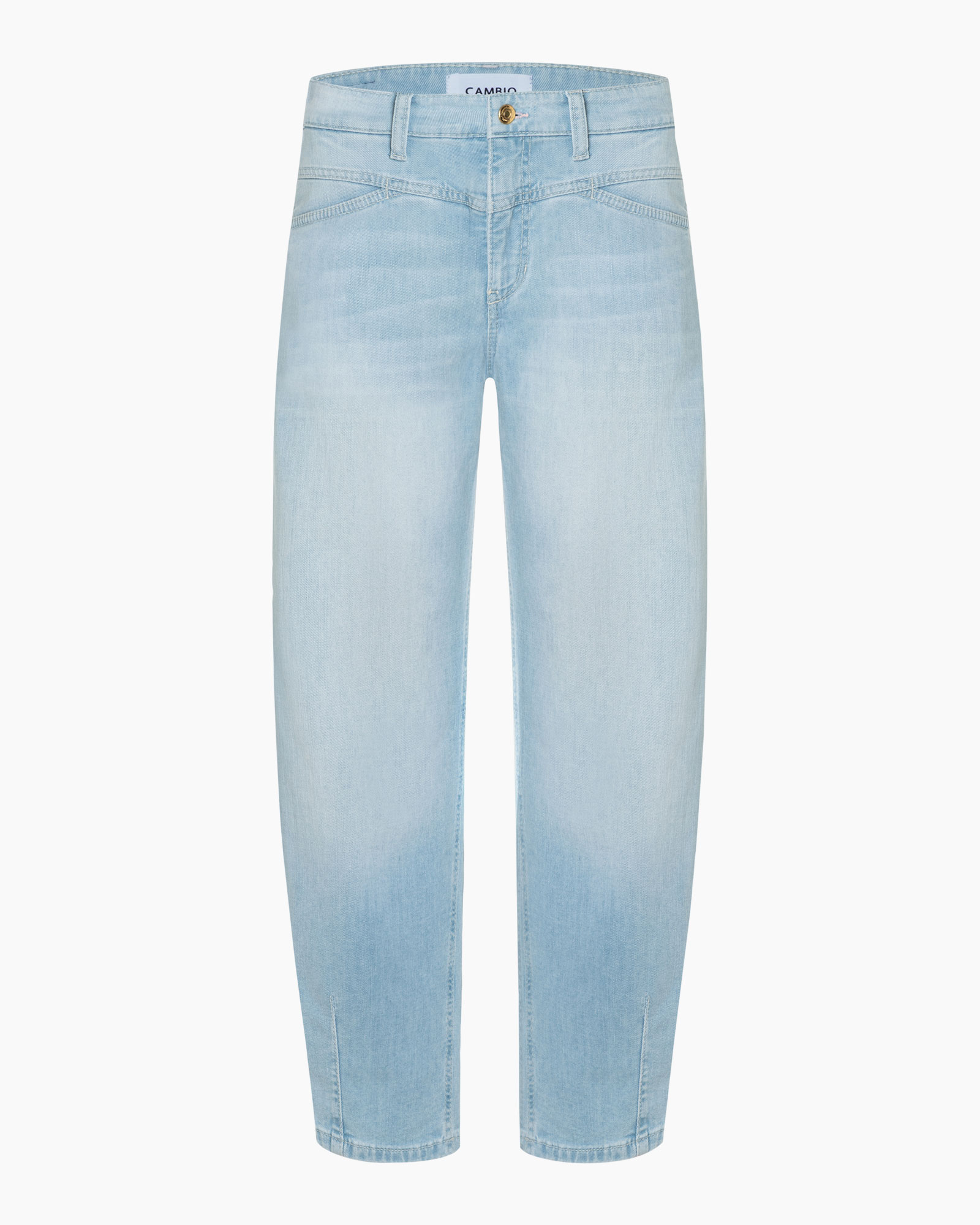 jeans, light wash, mid-rise, pocket accents,  denim