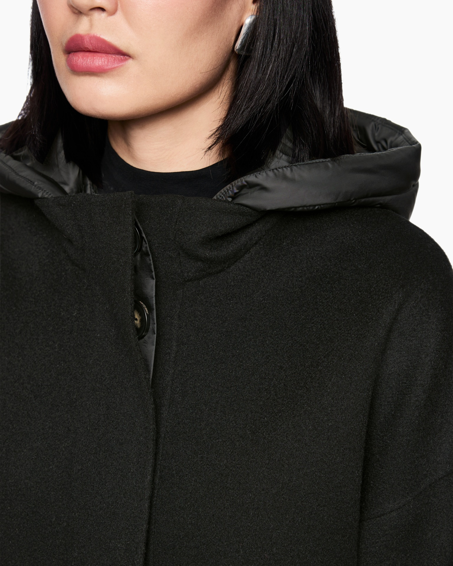 Coat, Jacket, Hoodie, Sweater, Face