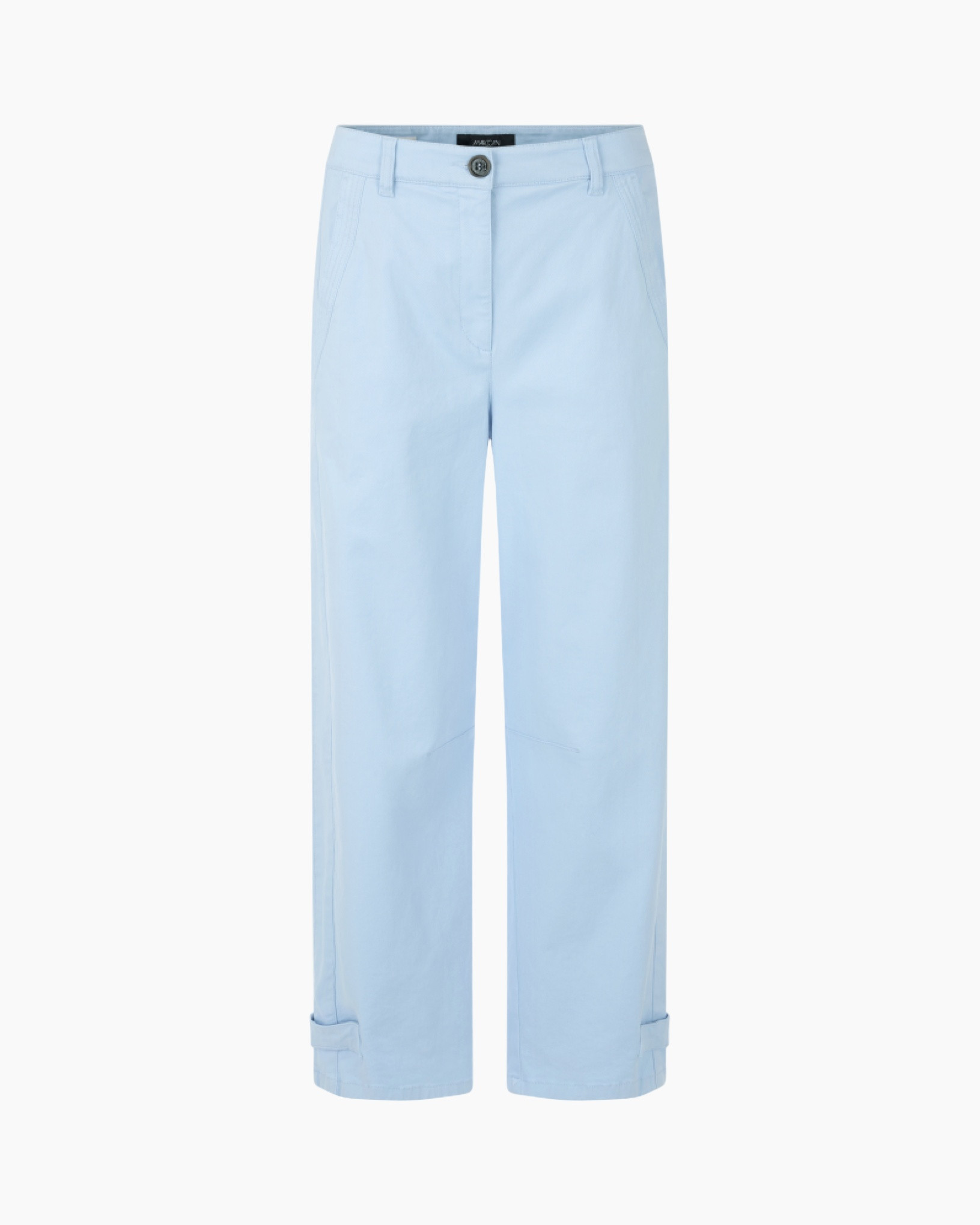 pants, twill, lightblue, ankle-length, belted_loops