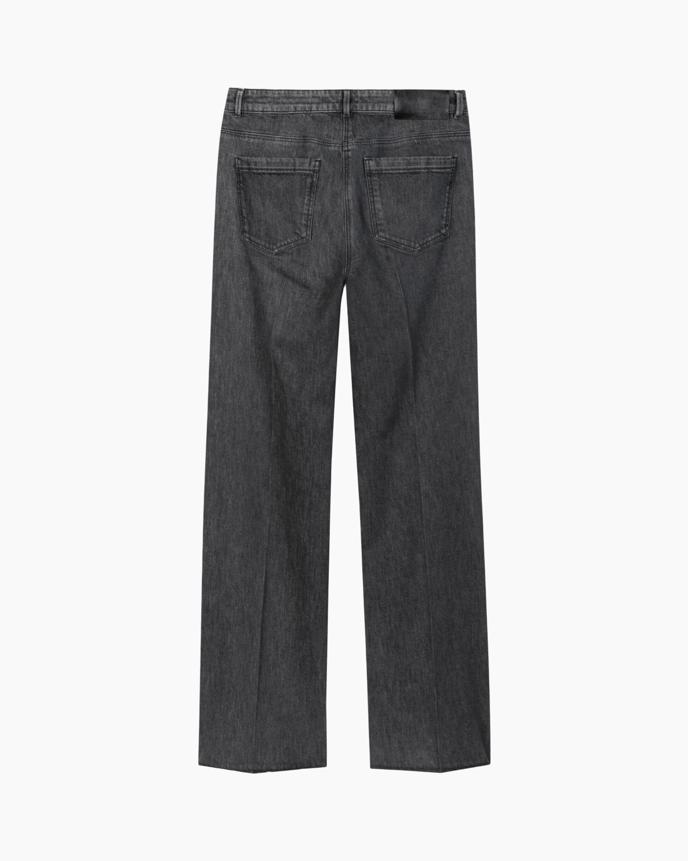 jeans, pants, denim, dark gray, back pockets