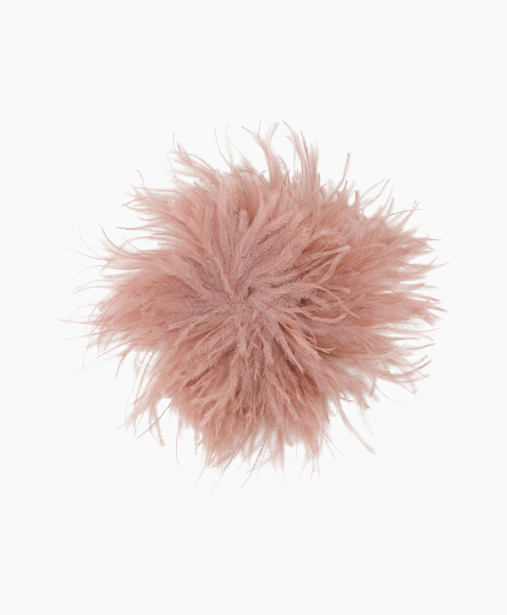 pompon, feather, pink, soft, accessory