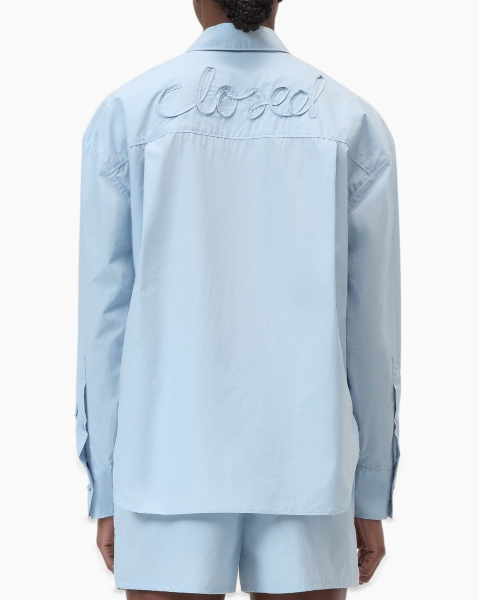 button-down, shirt, light blue, long-sleeve, pocket