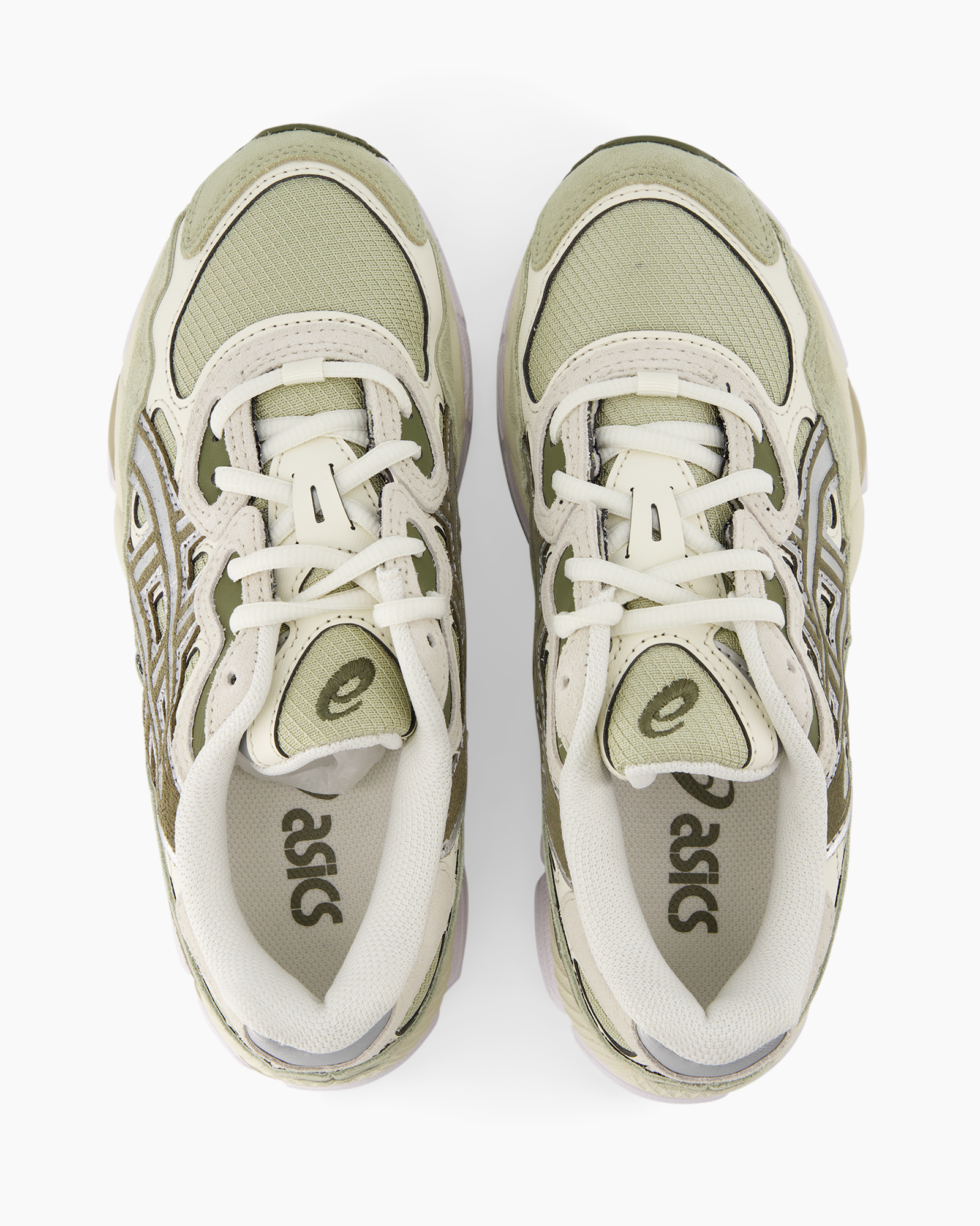 sneakers, running shoes, mesh, green, white accents