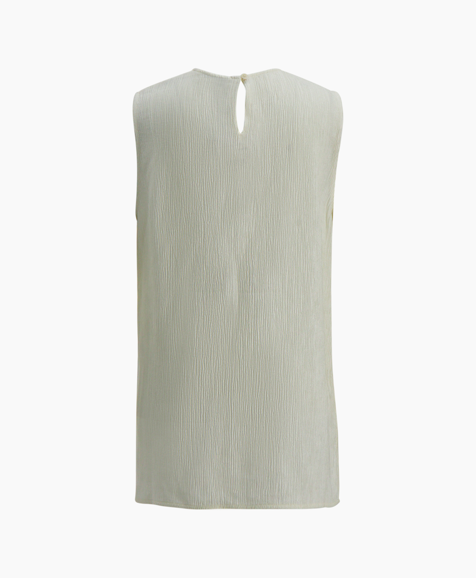 top, sleeveless, crepe, light, beige