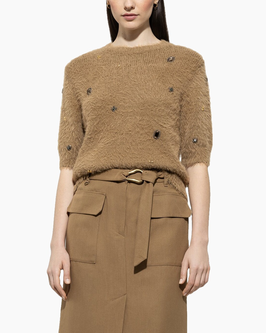 Trui 128670/5349-0 Camel
