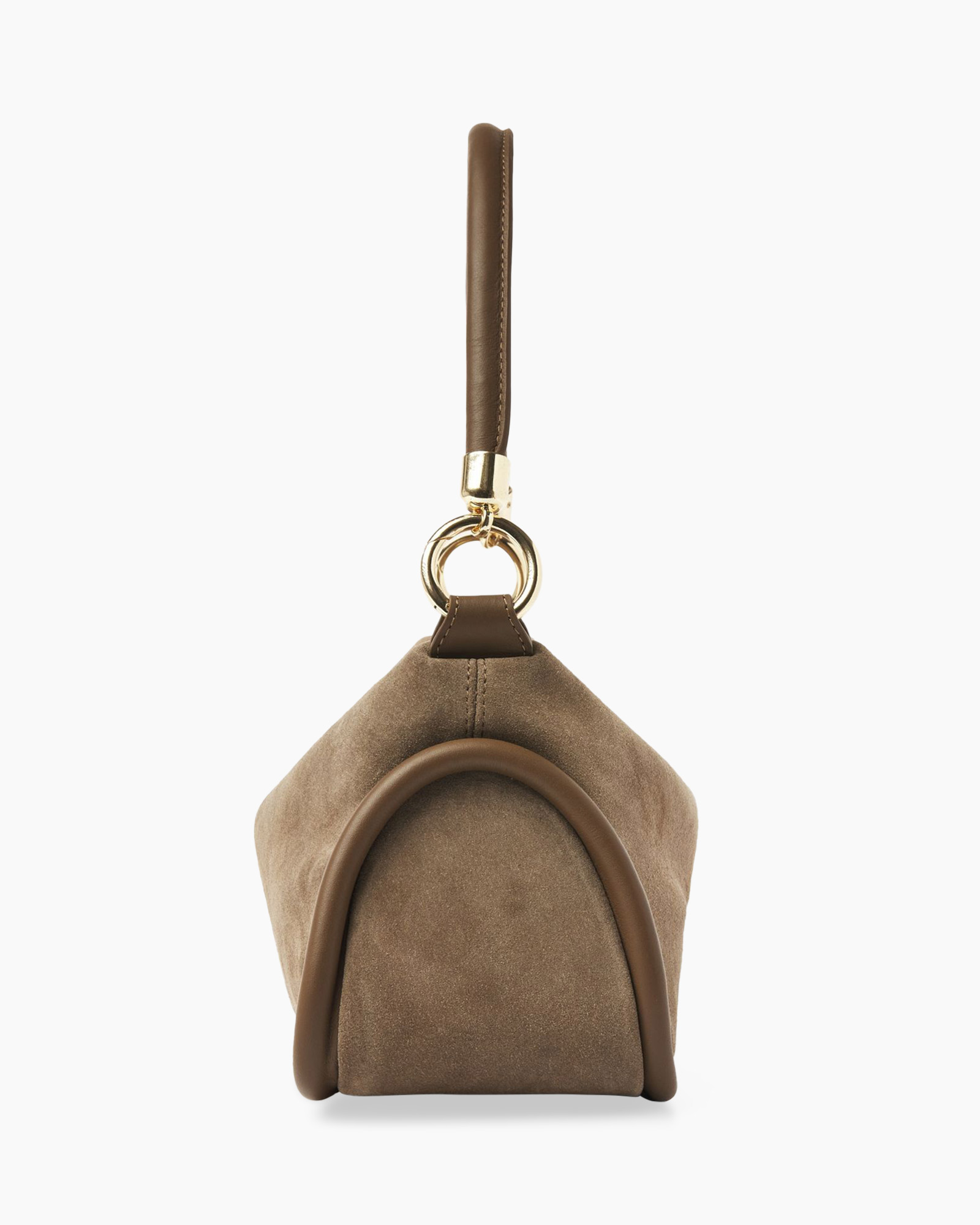 purse, bag, brown,  suede, keychain
