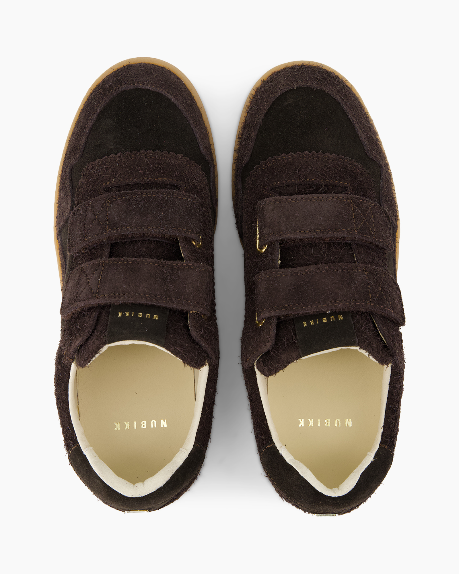 shoes, sneakers, velcro, brown, suede