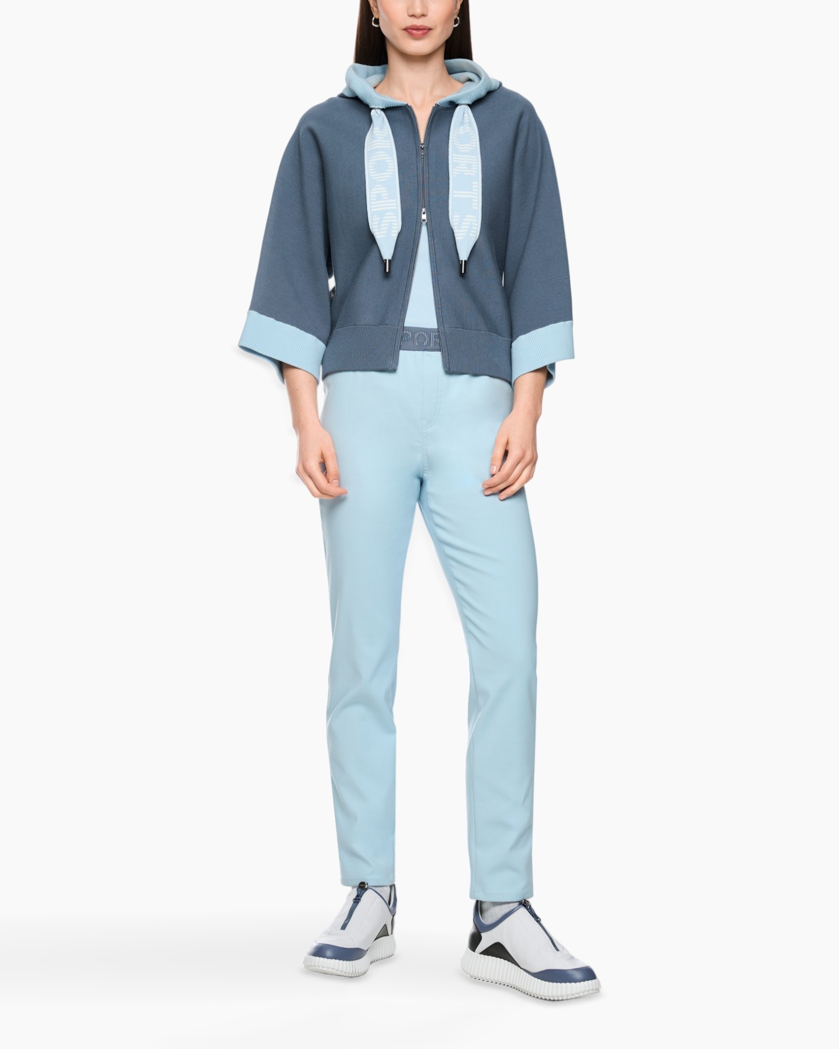 hoodie, blue, hooded, zipper, pants
