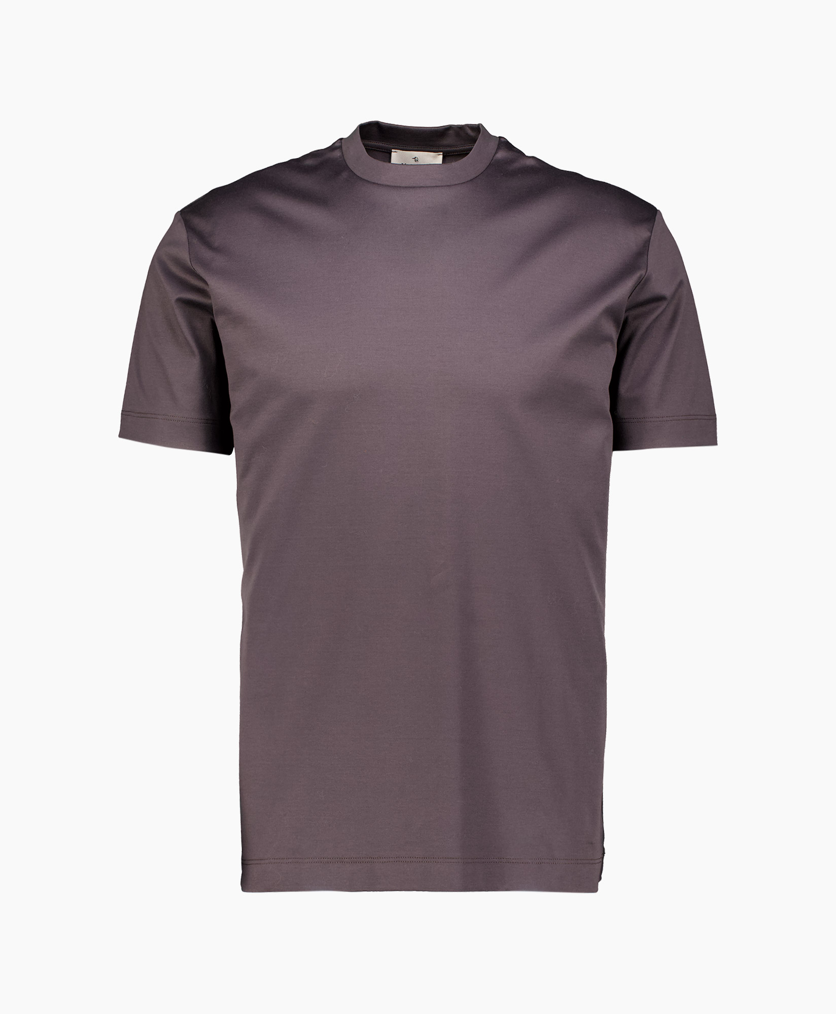 T-shirt Interlock Supima Antraciet