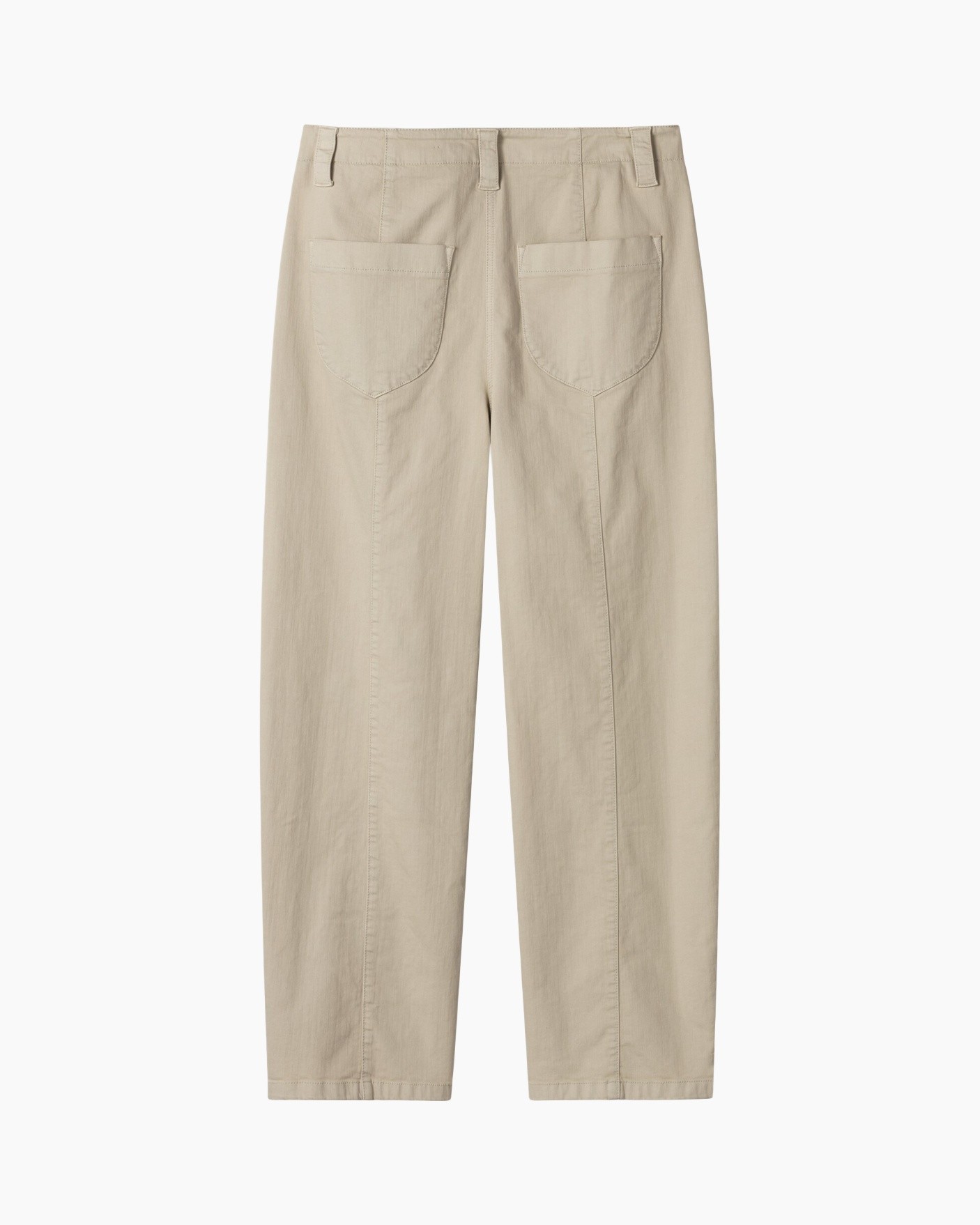 pants, khaki, beige, back pockets, belt loops