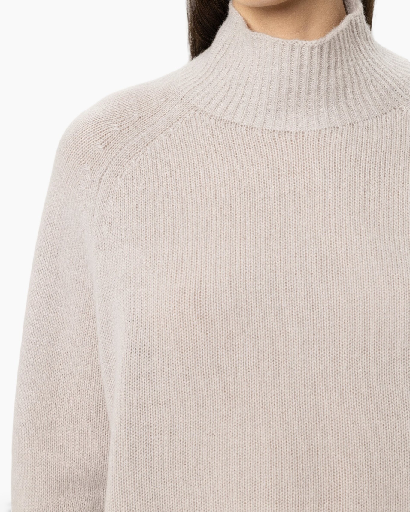 turtleneck, knit, beige, sweater, plain