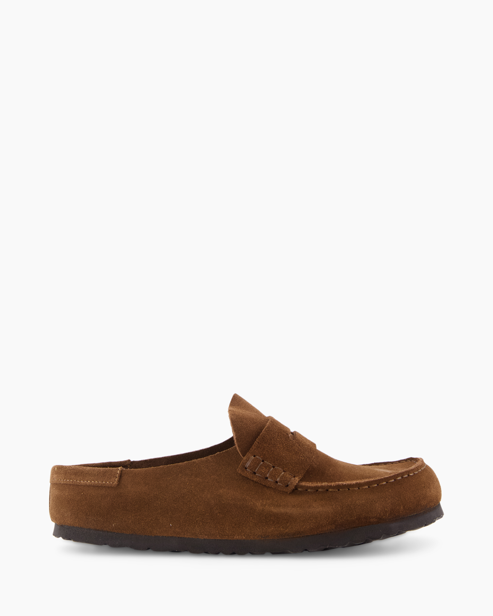 moccasin, loafers, brown, suede, slip-on