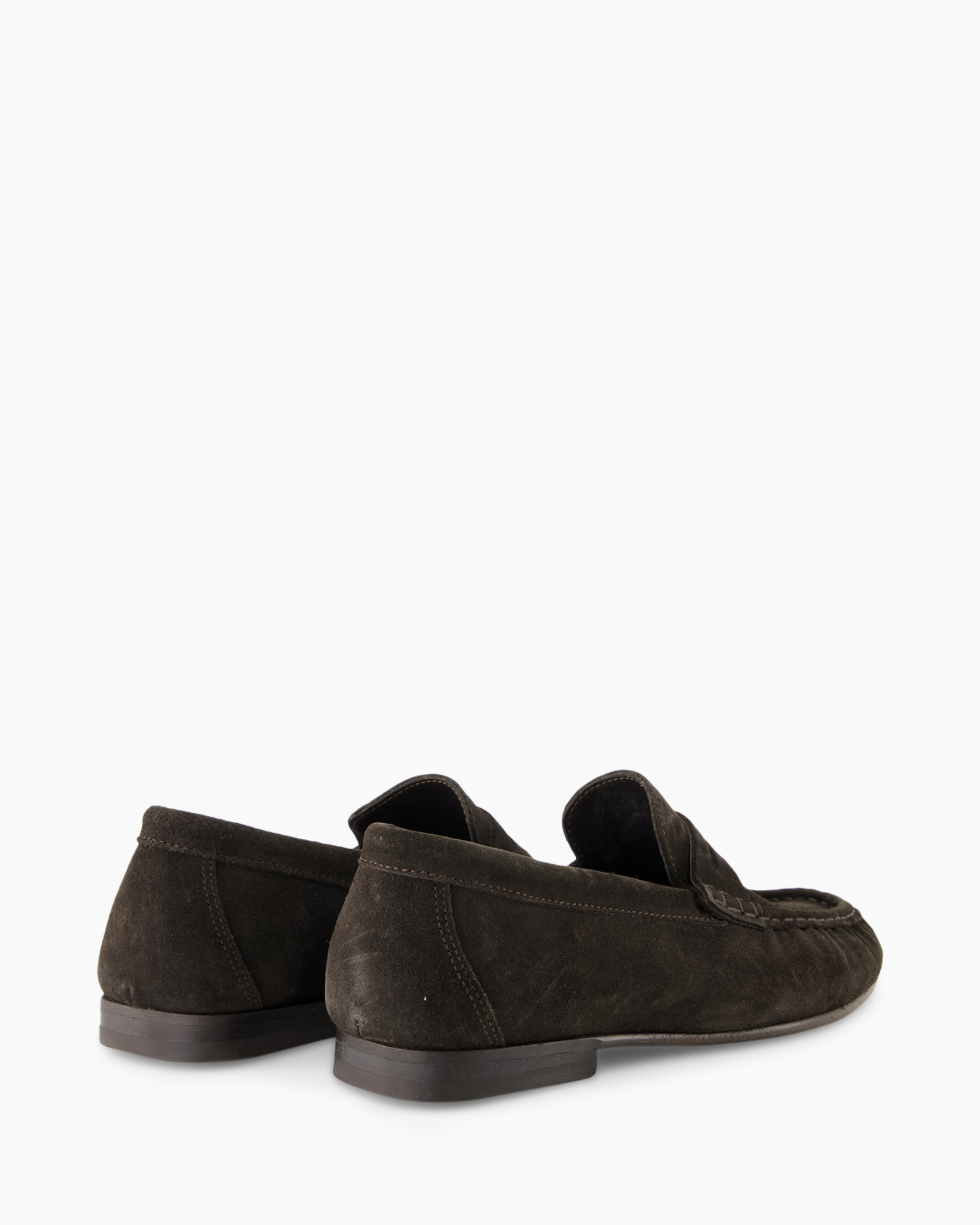loafers, slip-ons, dark brown, suede, mens shoes