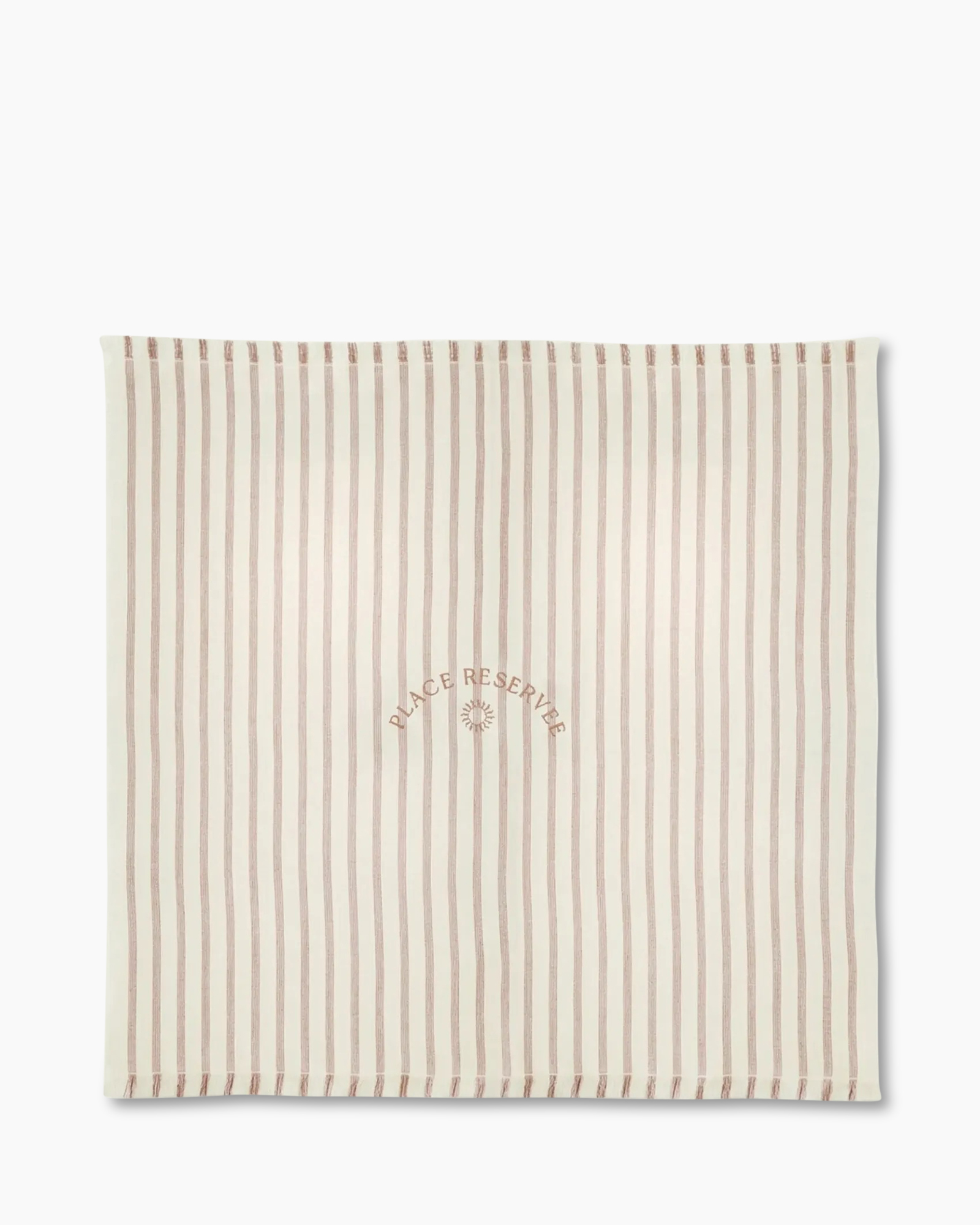 cloth, napkin, striped, beige, placemat