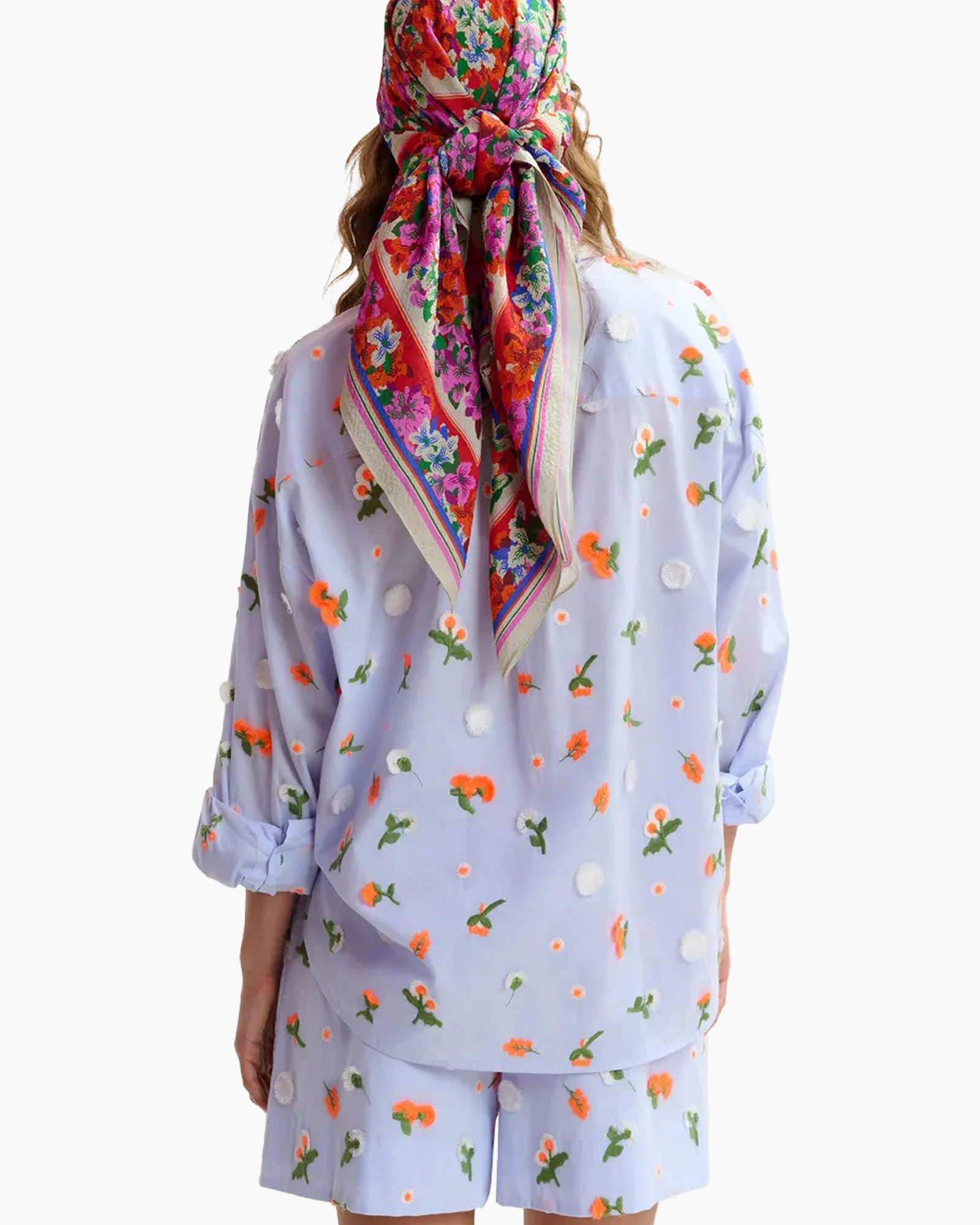 shirt, shirt-dress, pyjama-set, floral-pattern, button-up