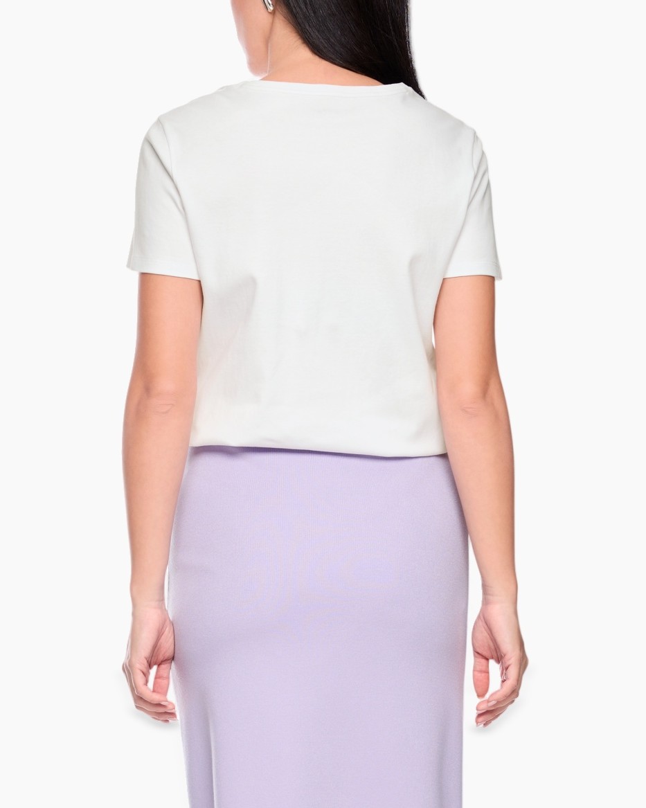 t-shirt, graphic, houndstooth, bow, white