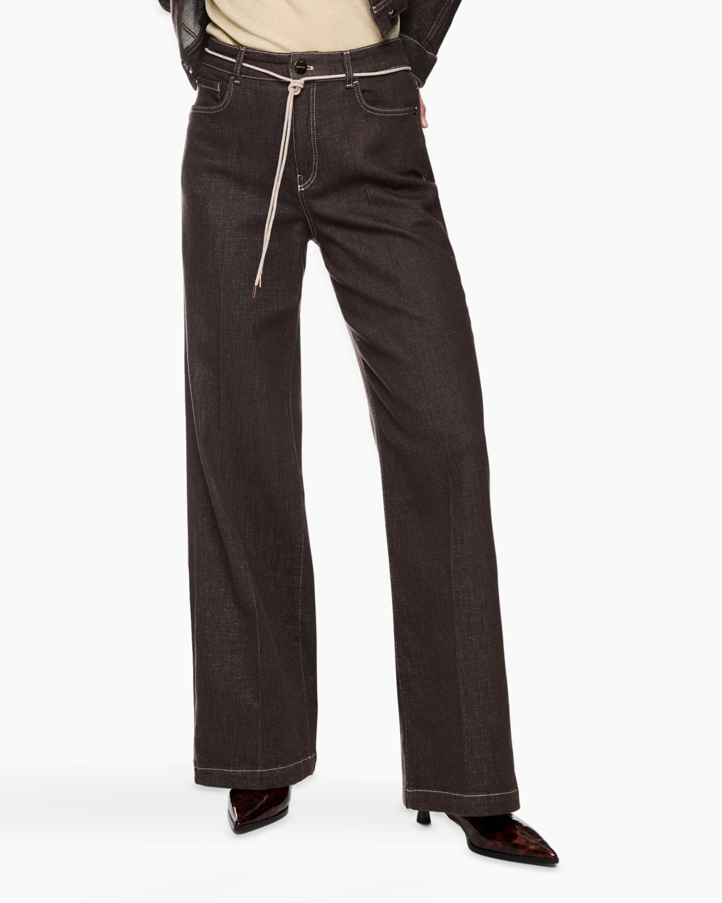 pants, trouser, denim, darkwash, wideleg