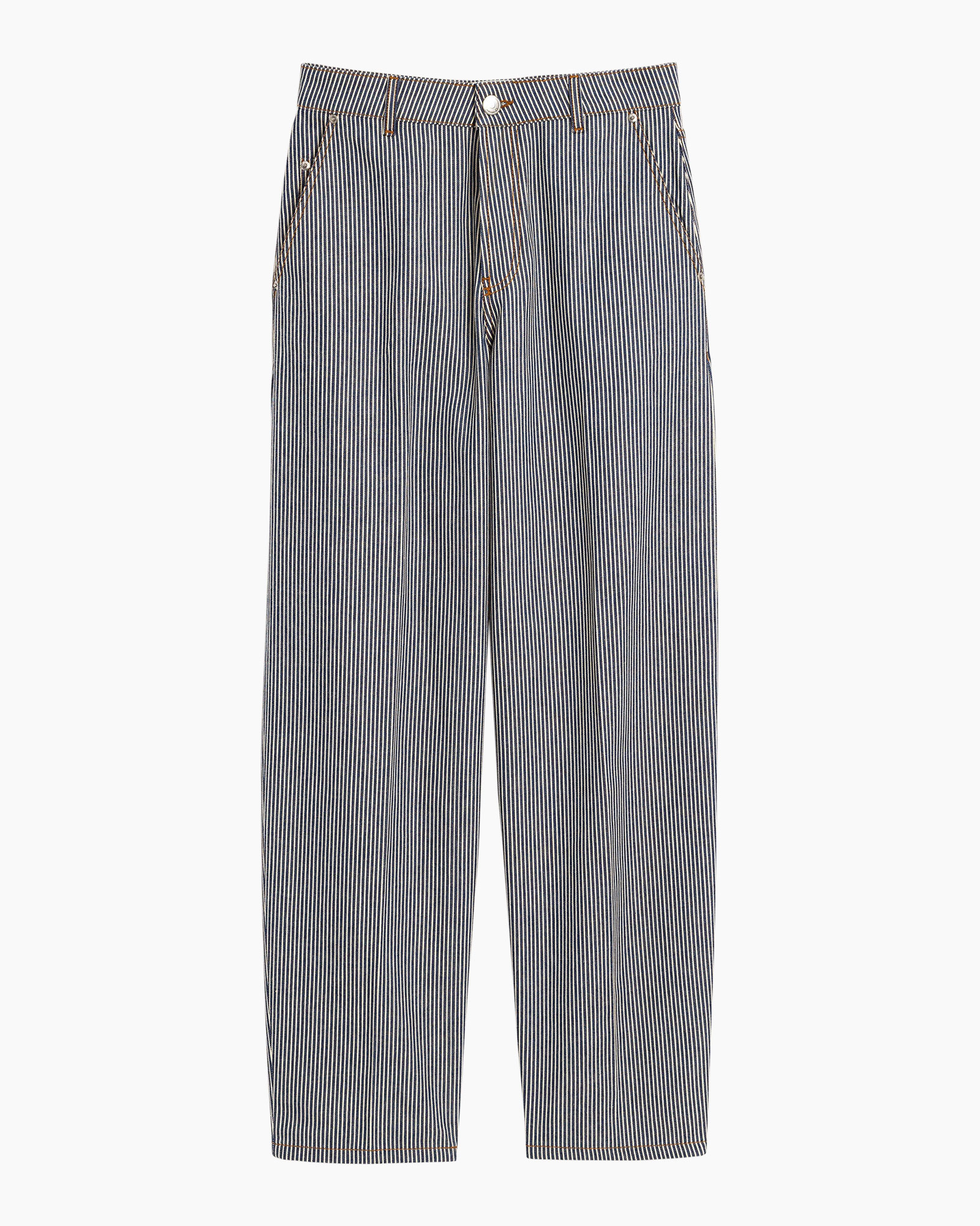 pants, trousers, striped, blue, casual