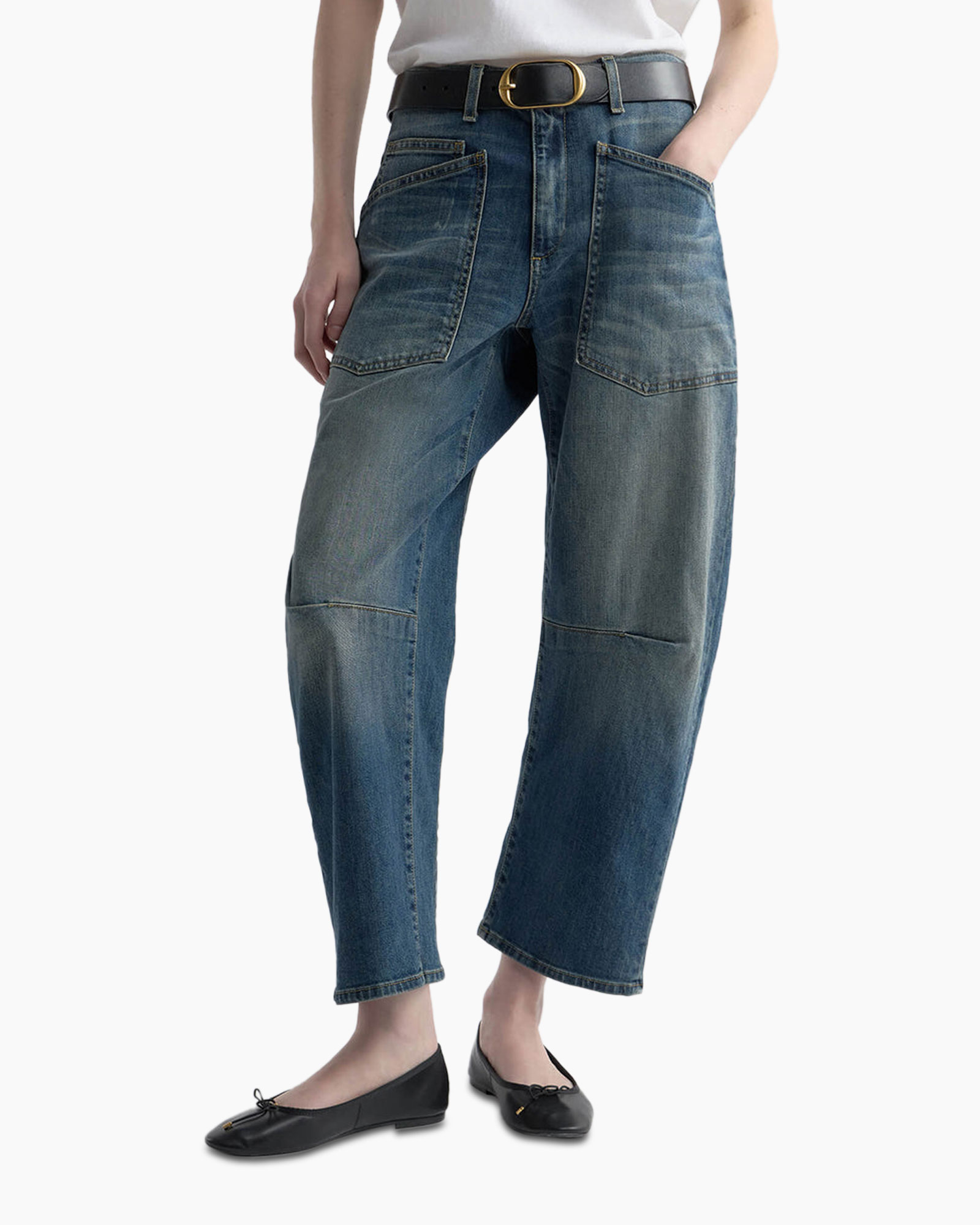 Jeans Shon midden blauw
