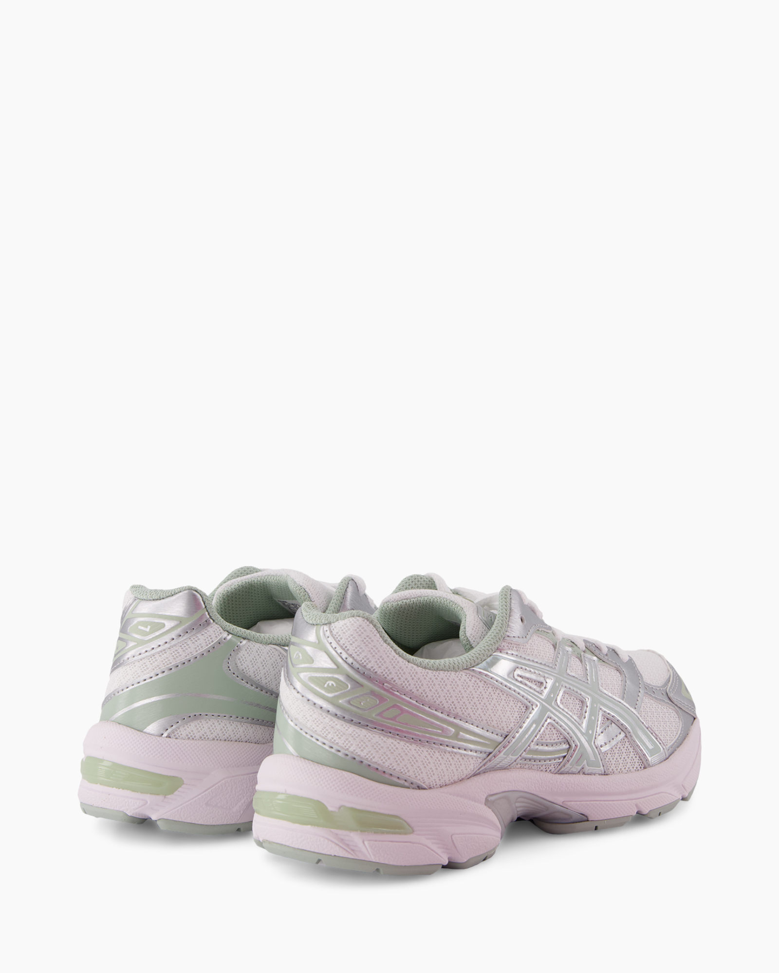 sneakers, sport shoes, mesh, patent, pink-green