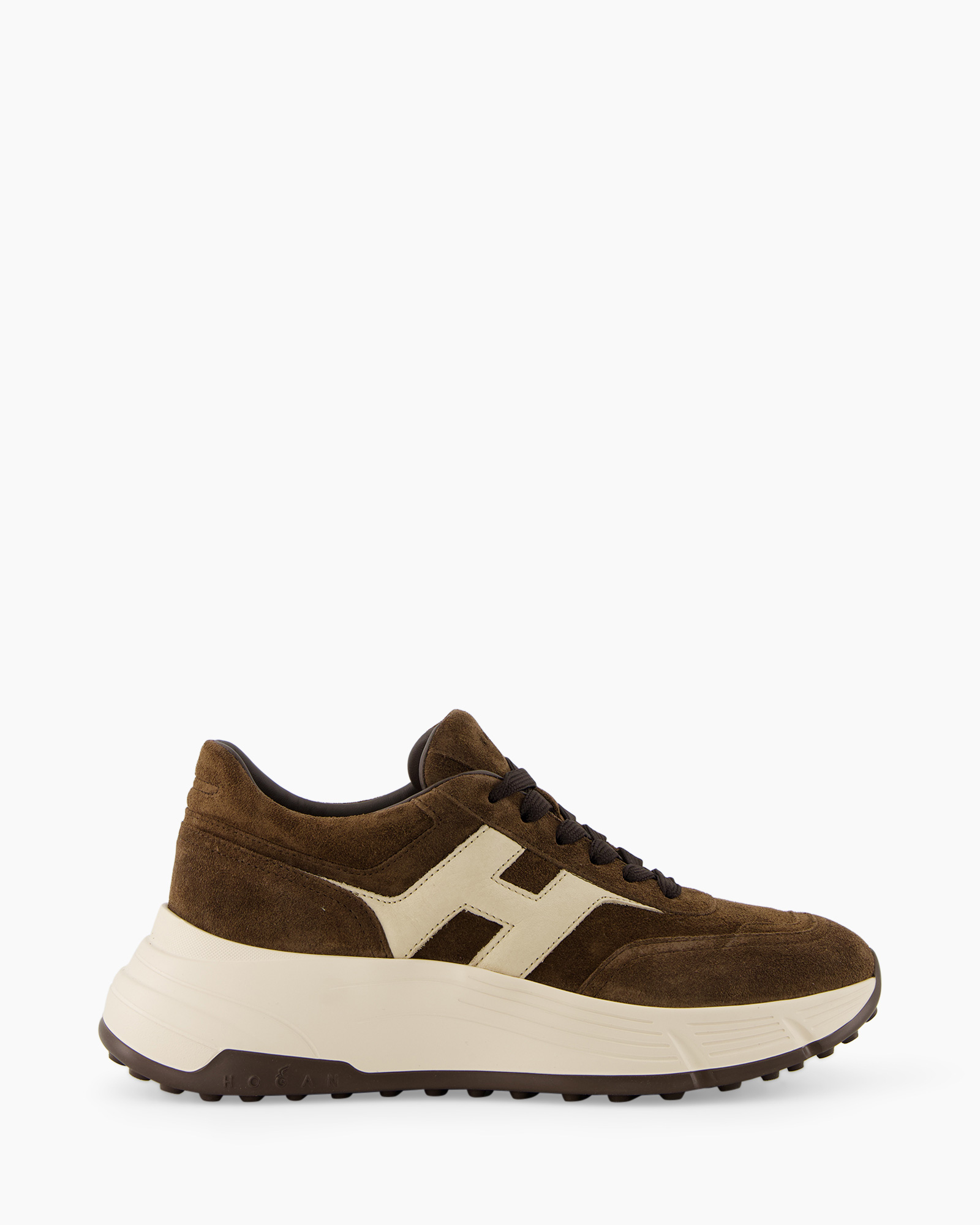 brown, suede, sneaker, platform, lace-up