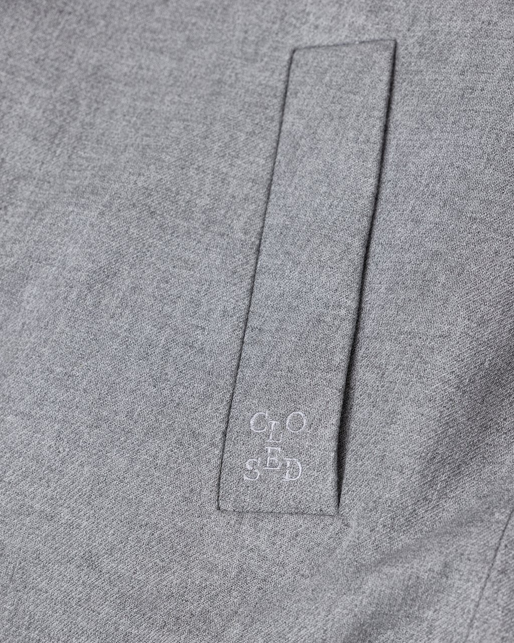 pocket, slit, grey, fabric, casual