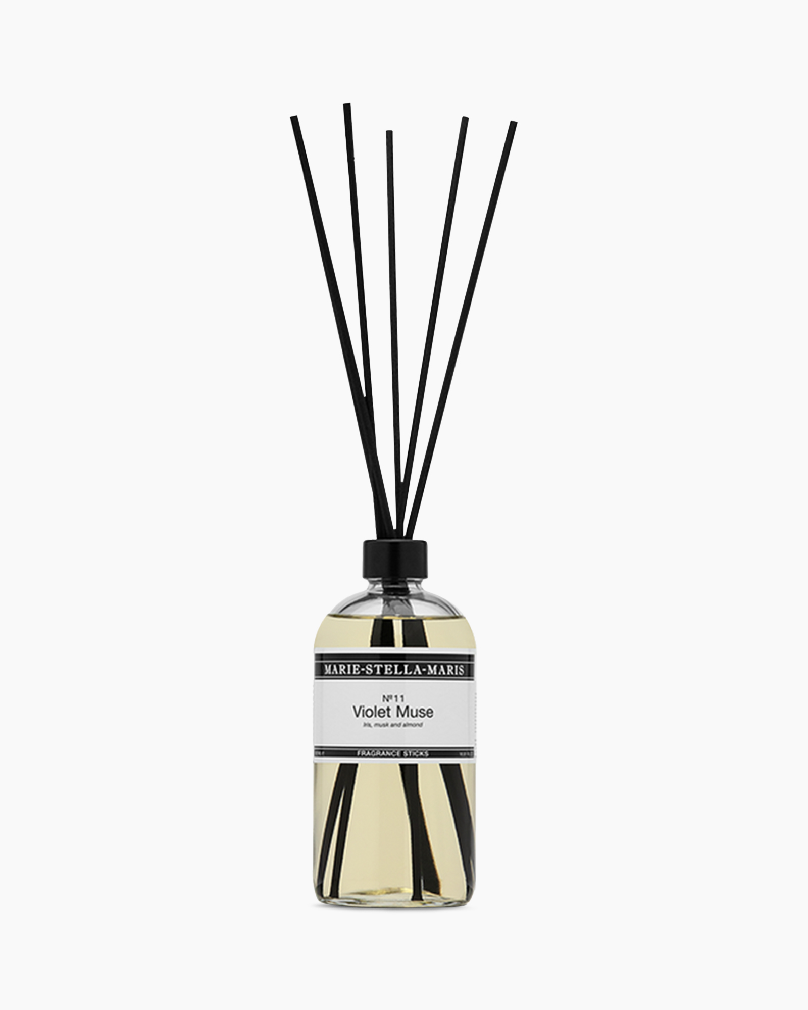 reeds, diffuser, fragrance, glass bottle, black sticks