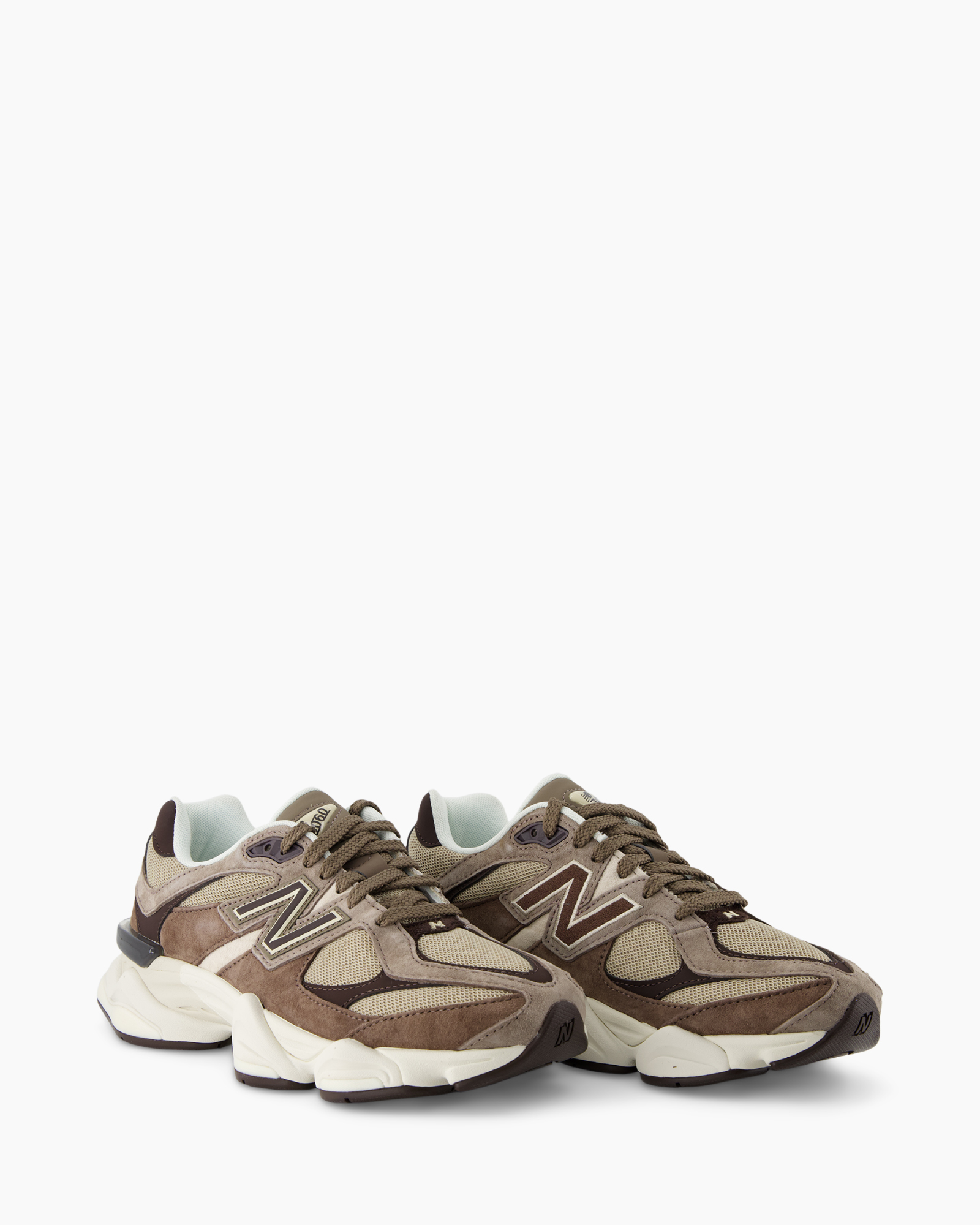 sneaker, athletic shoe, mesh, brown, chunky sole