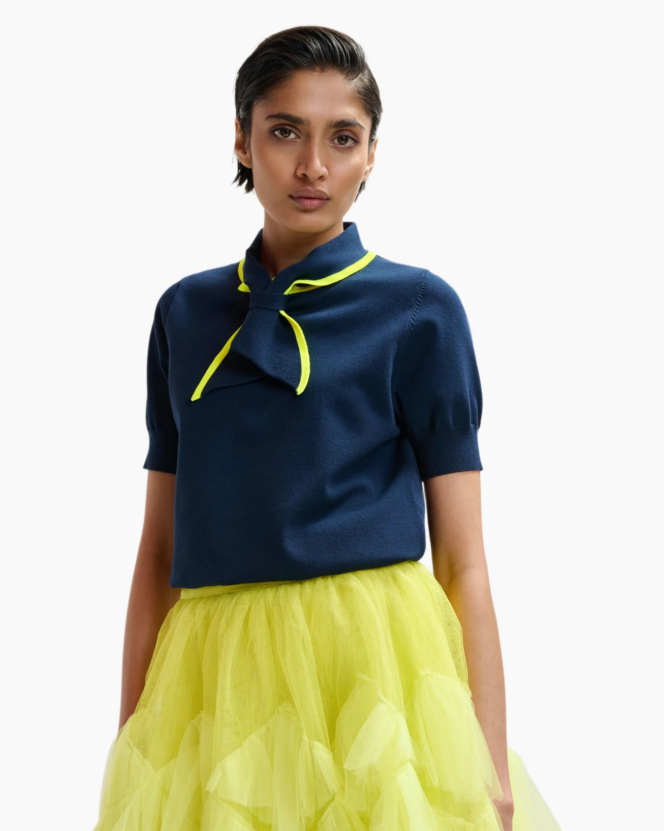 Blouse, Clothing, Skirt, Person