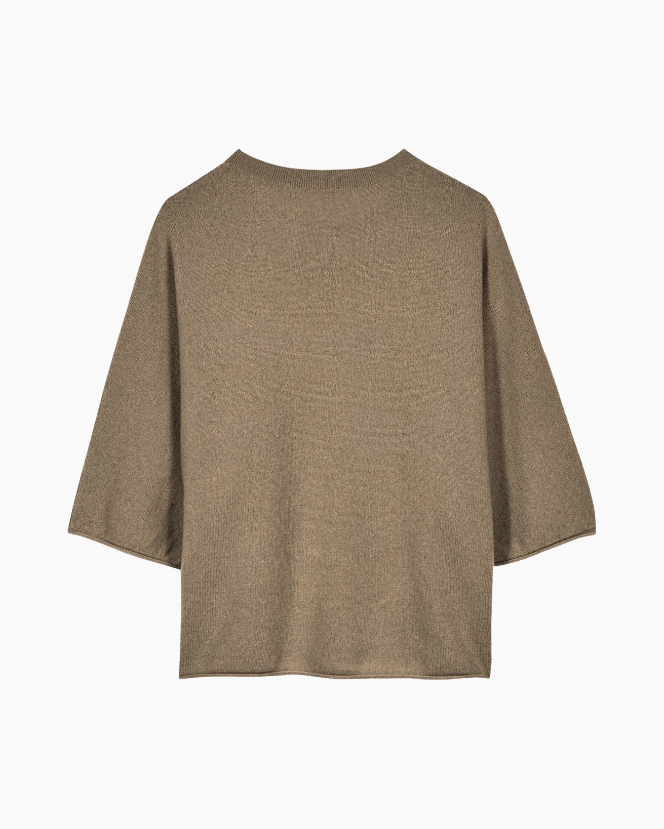 sweater, knit, beige, long-sleeve, loose-fit