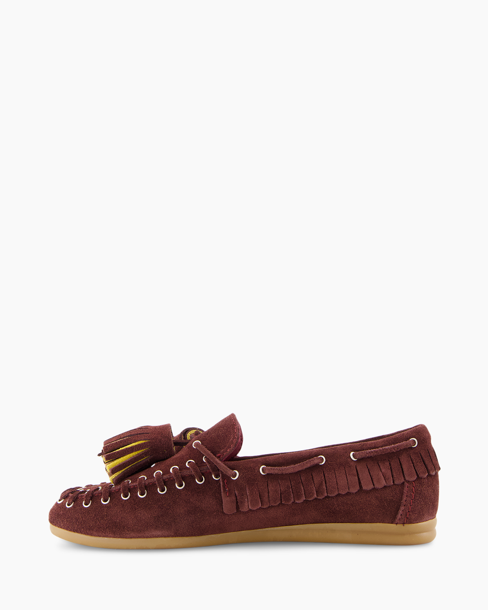 moccasin, loafers, suede, fringe, tassel