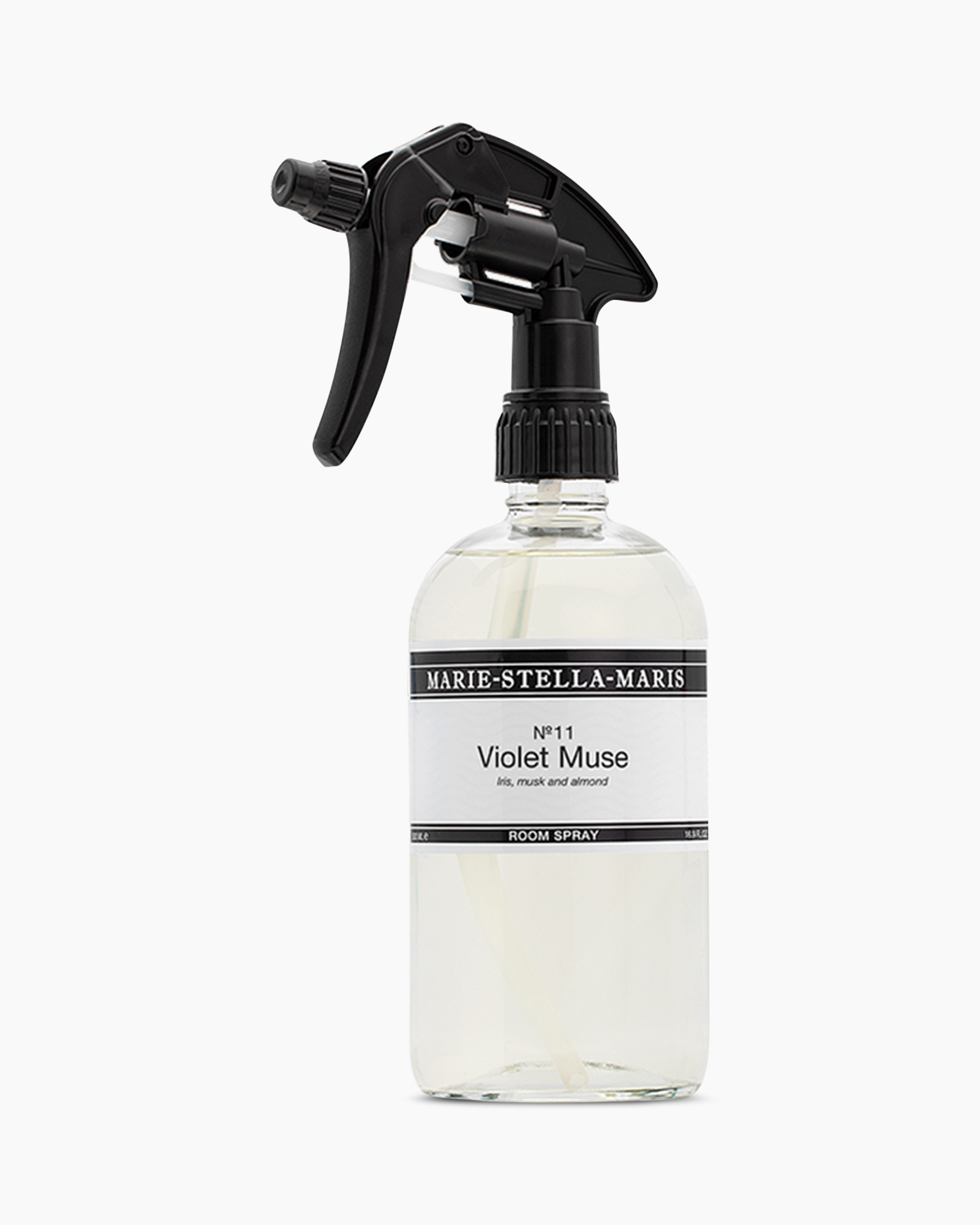 spray bottle, room spray, trigger spray, glass bottle, violet muse