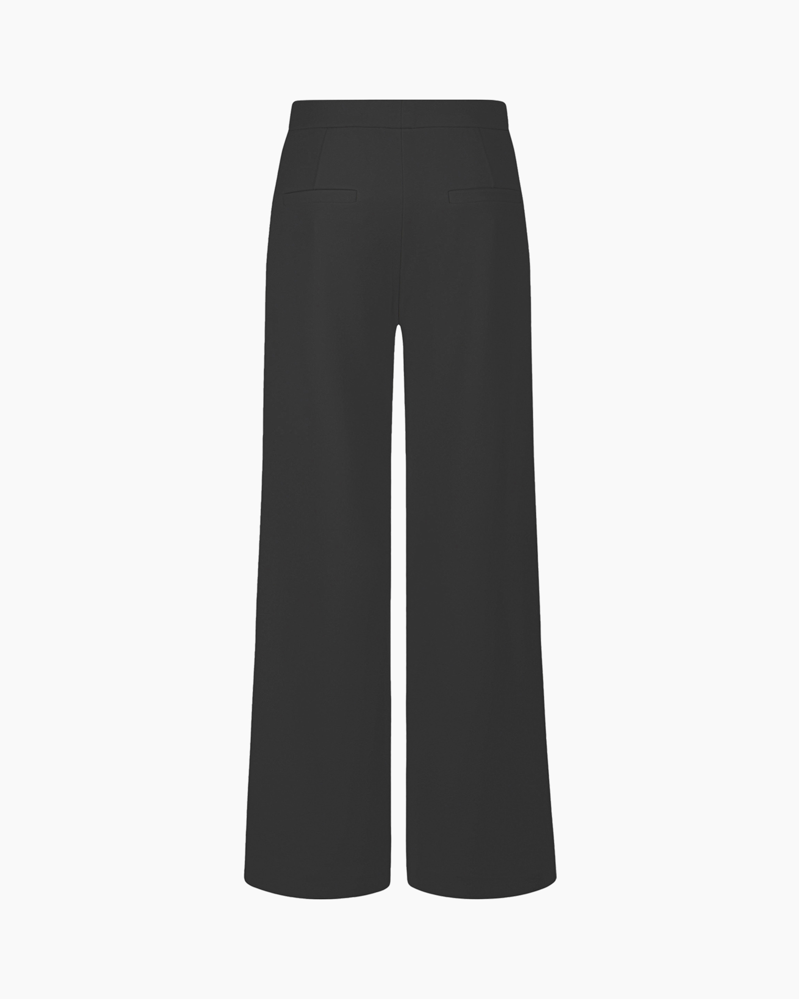 trousers, pants, wide-leg, black, knit? fabric