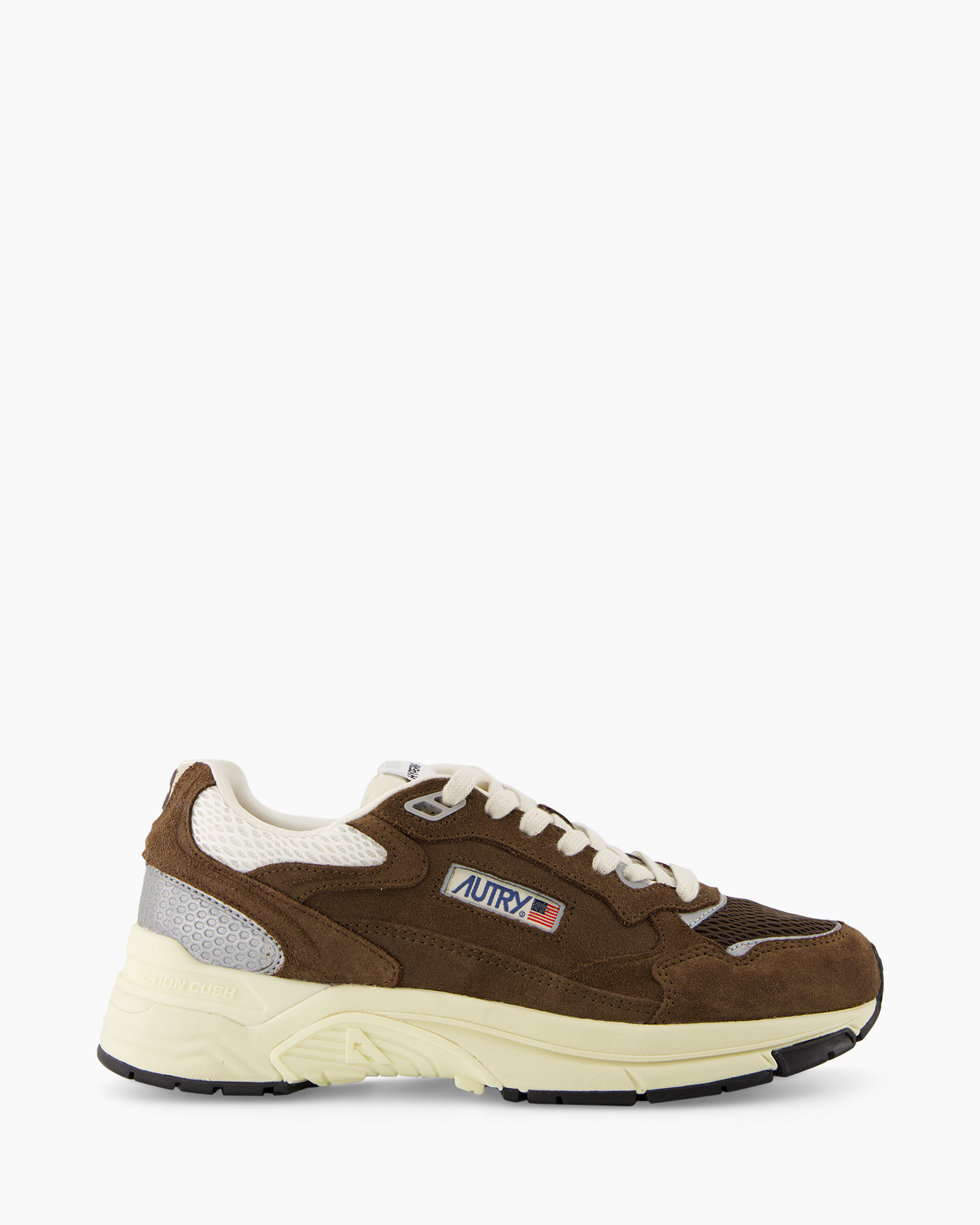 sneaker, brown, mesh, suede, lacing