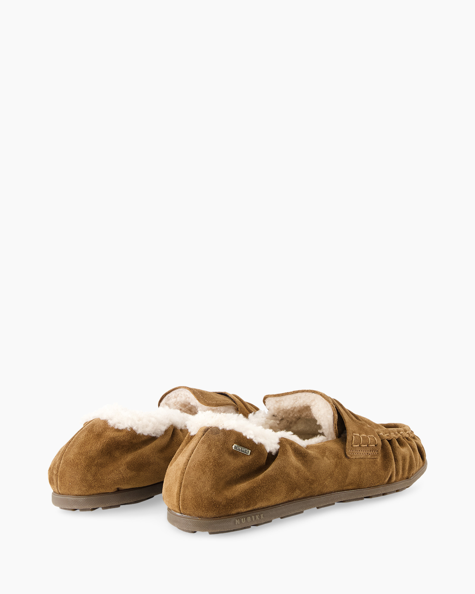 slippers, moccasins, shearling, brown, slip-ons