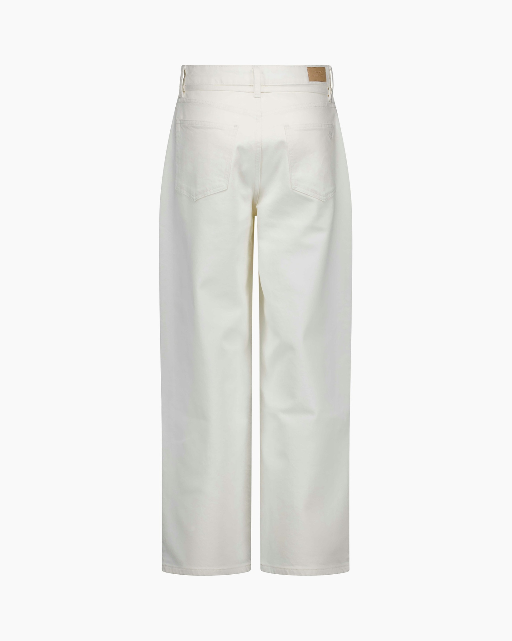pants, trousers, white, back view, cotton?